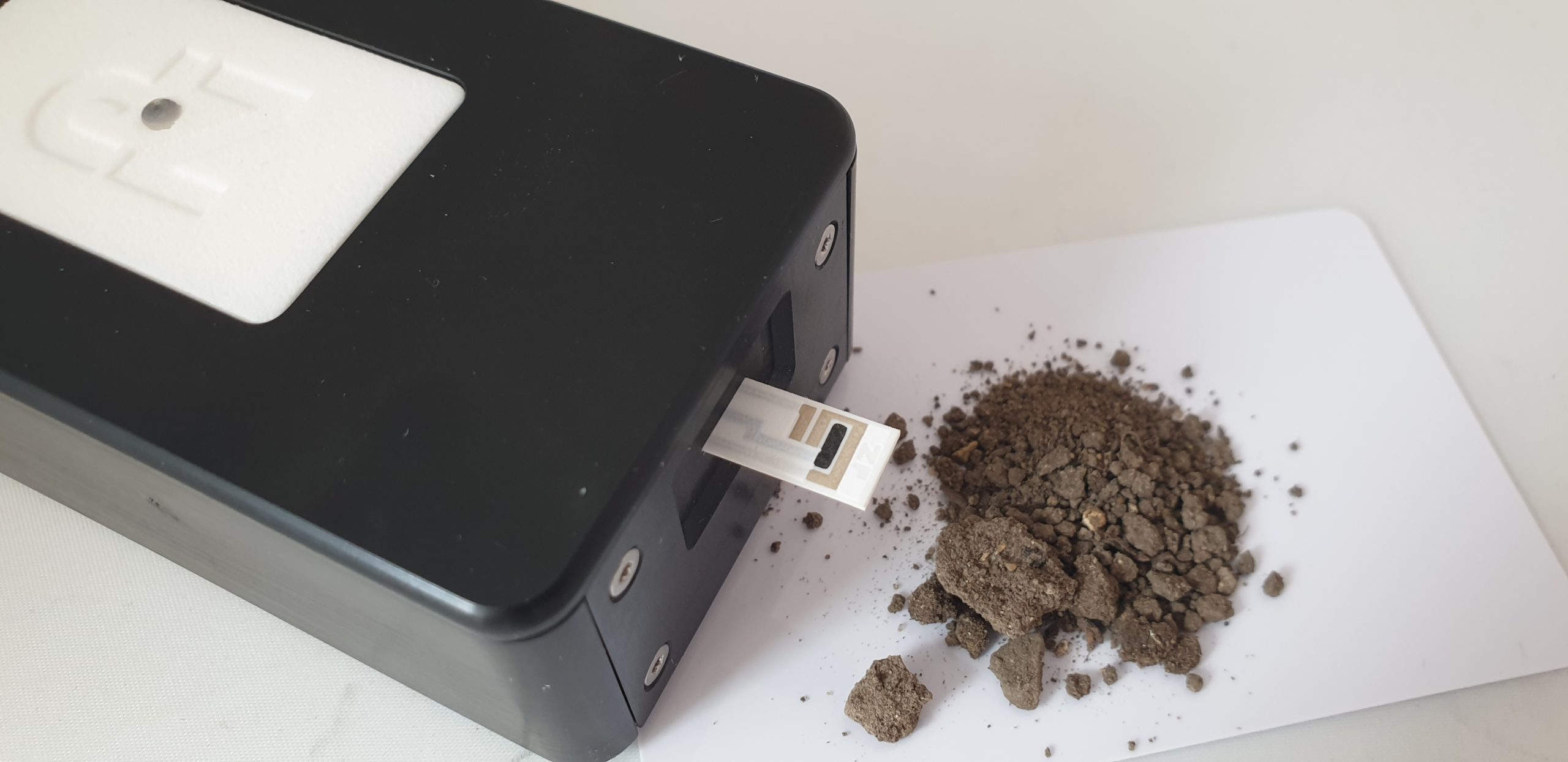 Testing a concept for nitrate in soil sensor