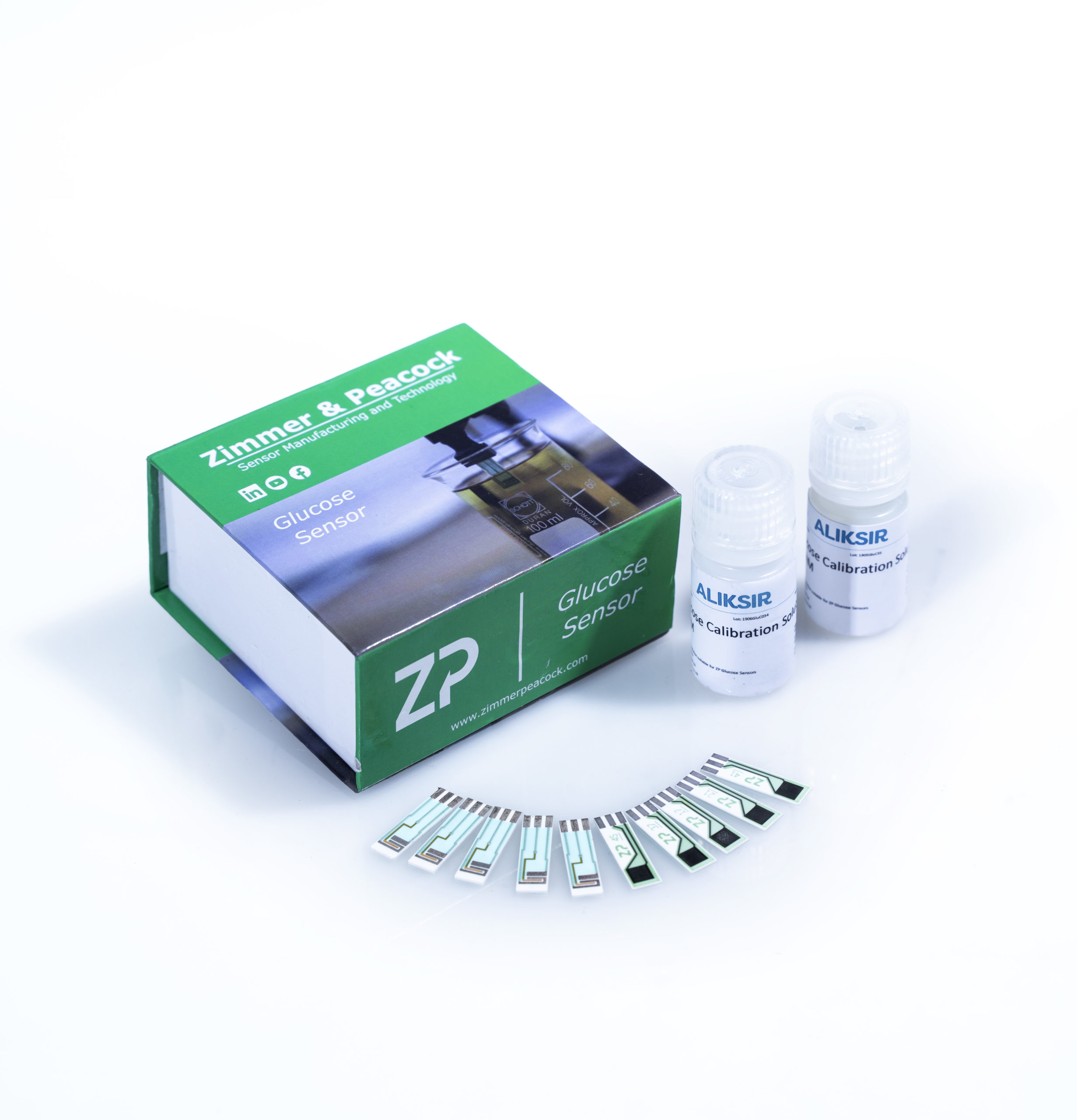 ZP shipping glucose sensor developers box