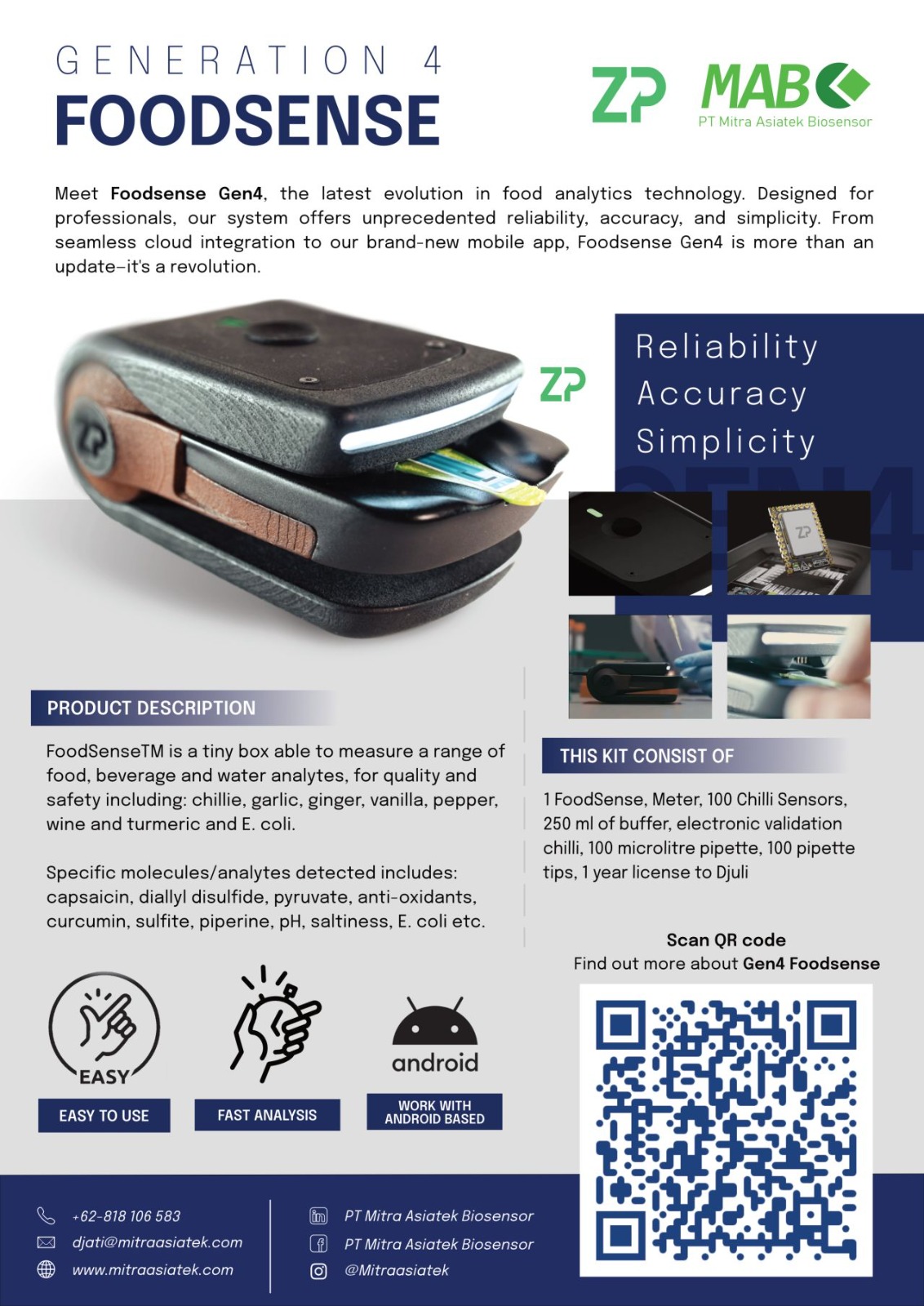 FoodSense Generation Four Available in Indonesia