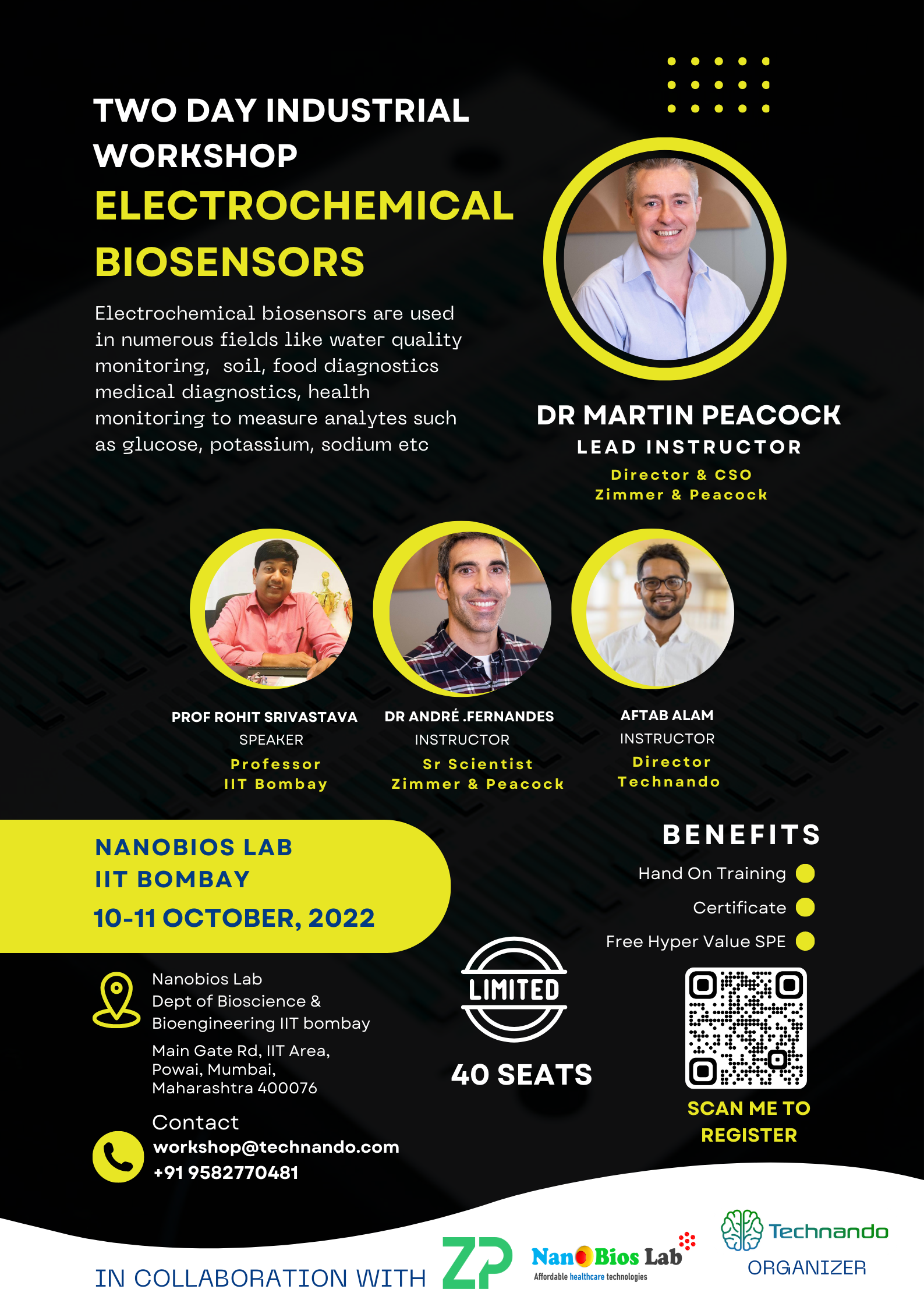Electrochemical Biosensors Workshop at IIT Bombay