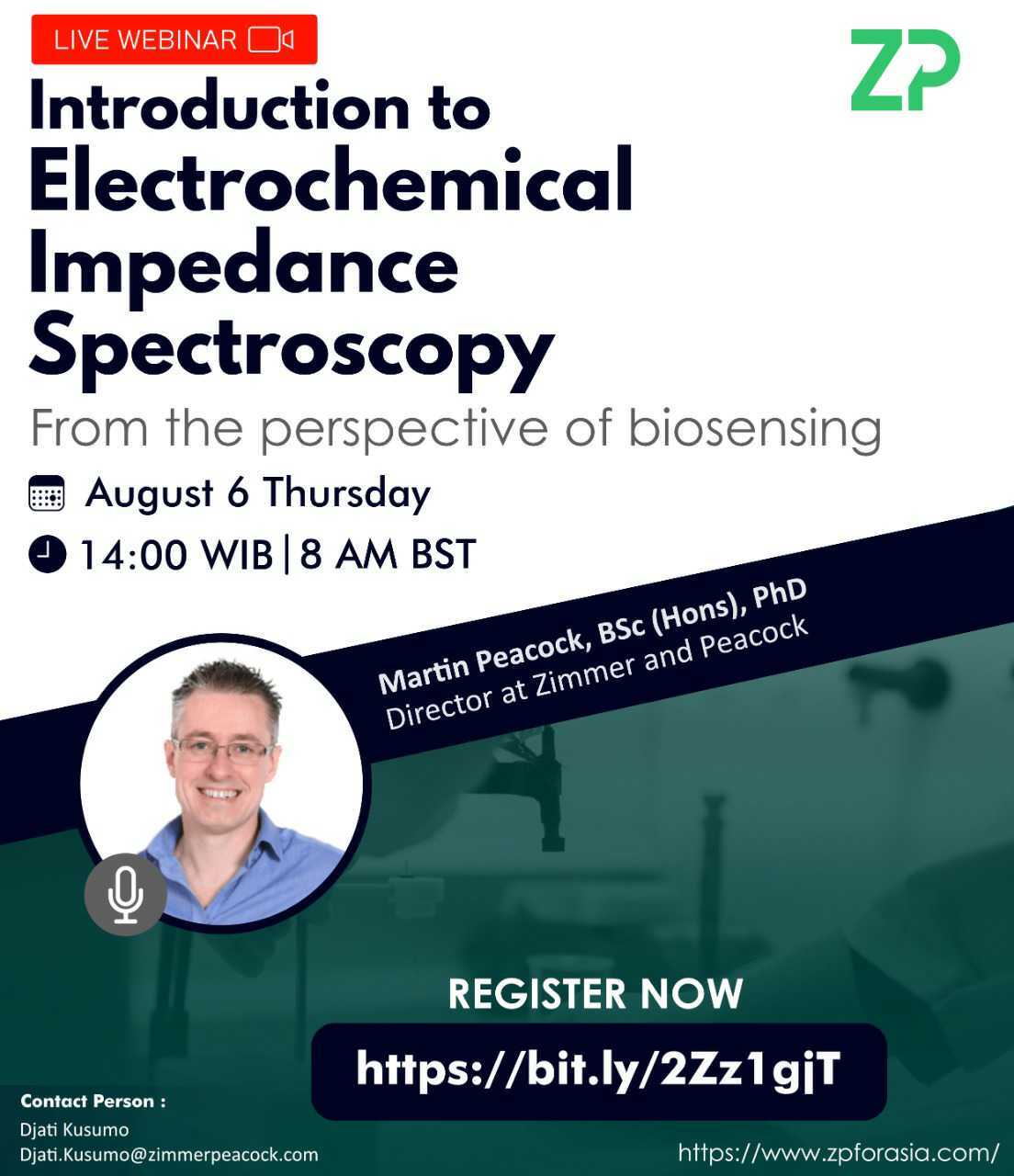 live webinar - Introduction to Electrochemical Impedance Spectroscopy, from the perspective of biosensing