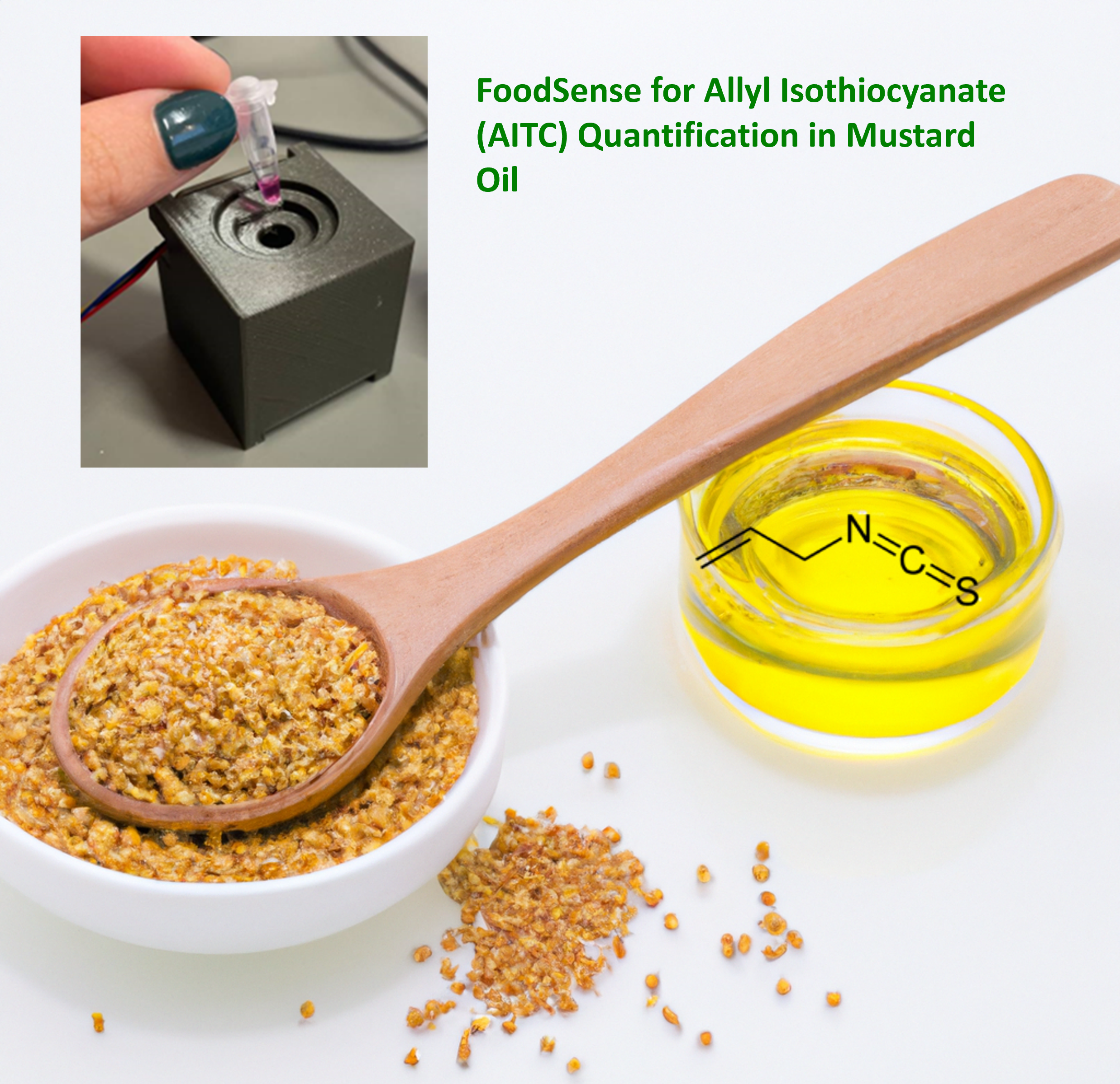 Measuring the pungency of mustard oil - Allyl Isothiocyanate (AITC)