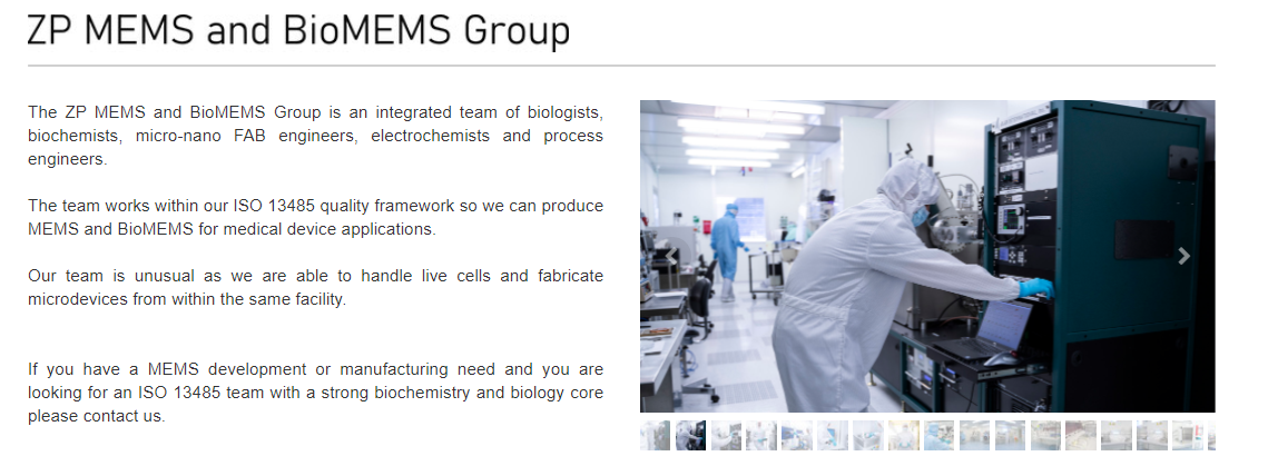 ZP MEMS and BioMEMS Group
