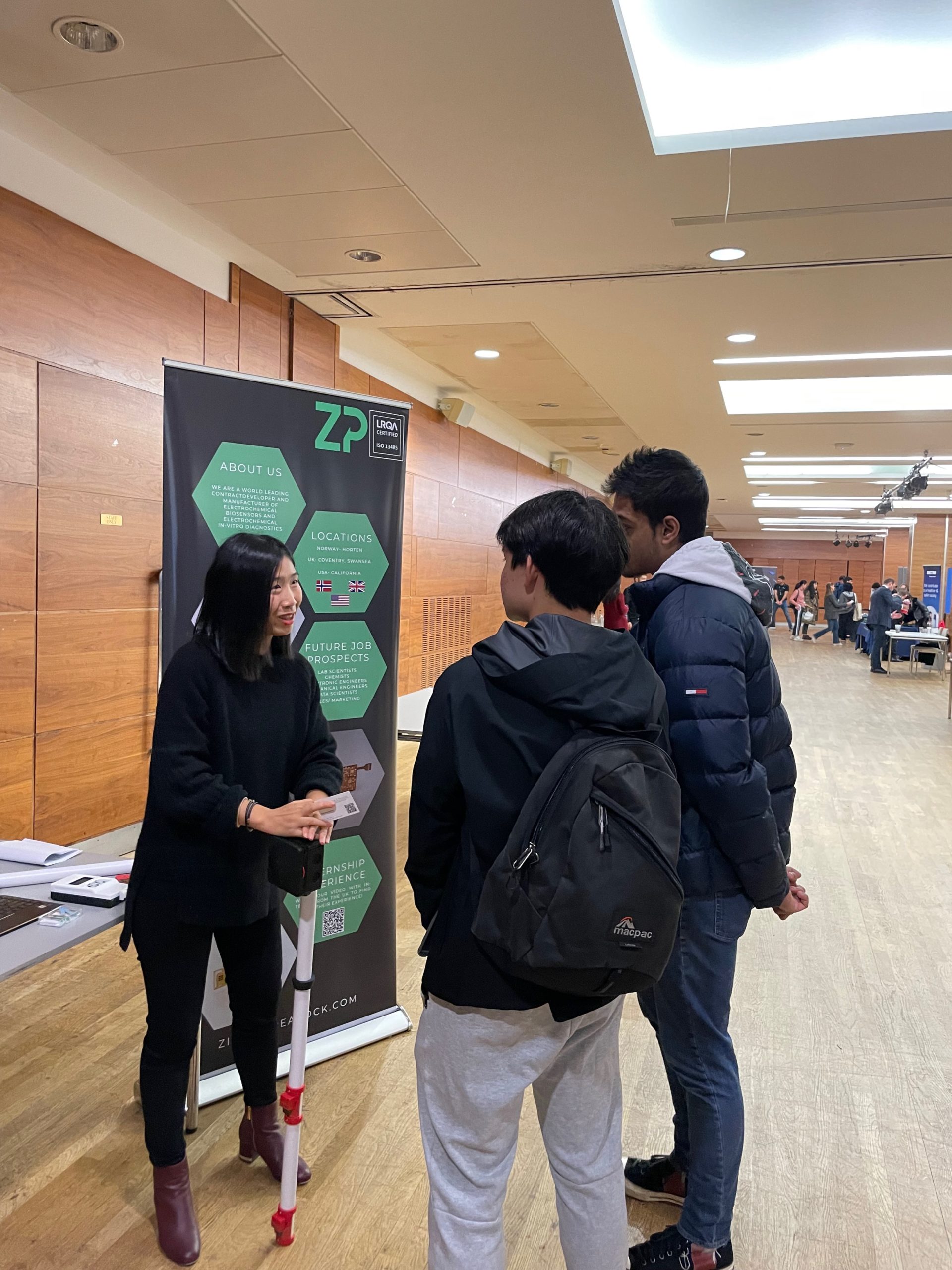 ZP promoting biosensors at Imperial