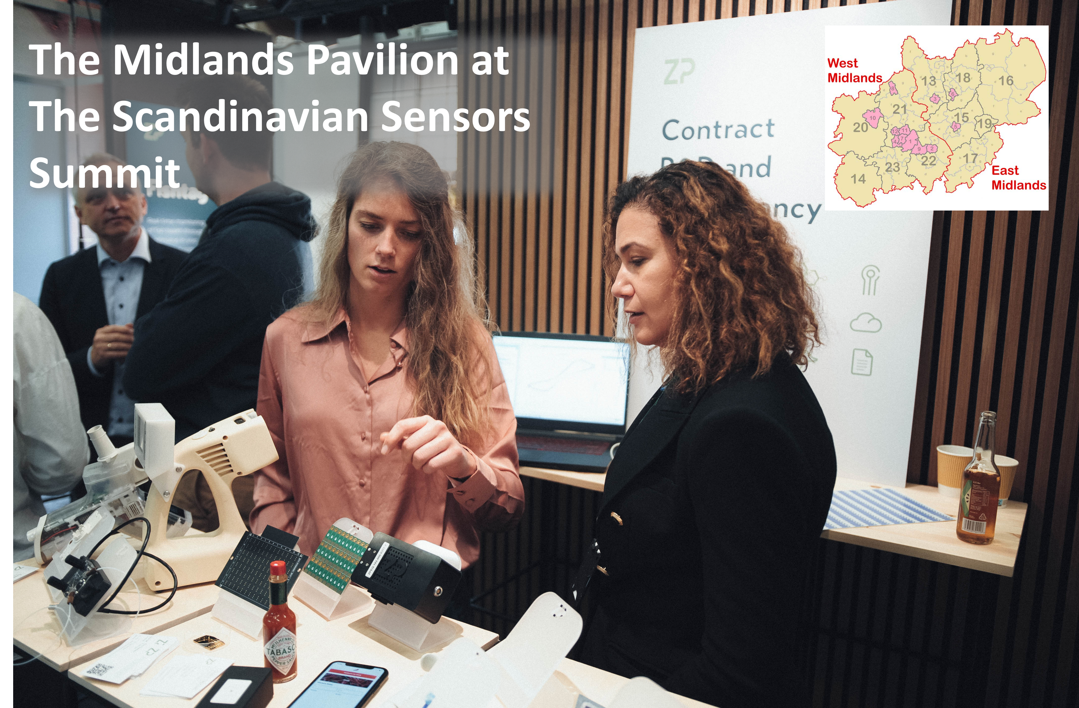 The Midlands Pavilion at The Scandinavian Sensors Summit