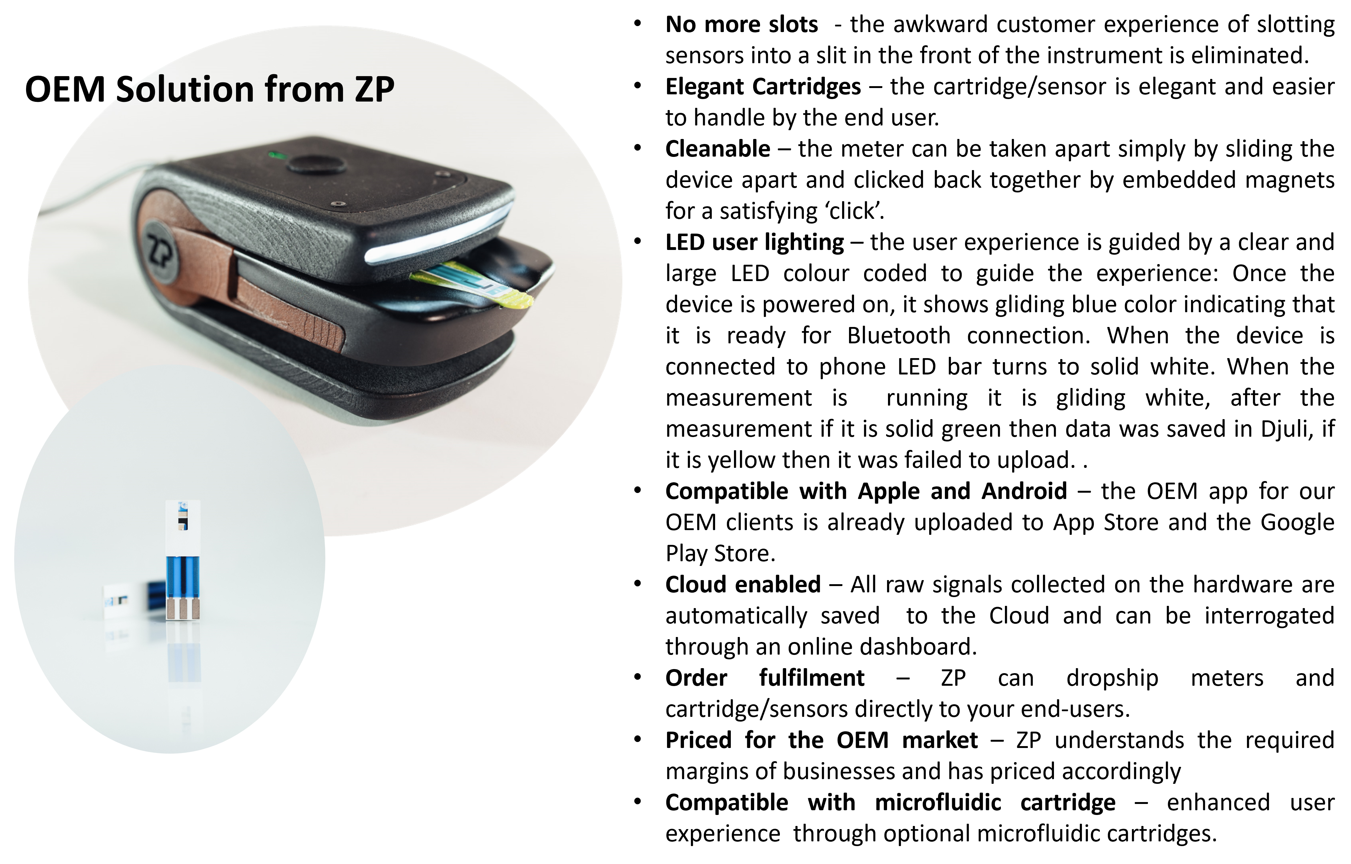 OEM solution from ZP for electrochemical assay developers