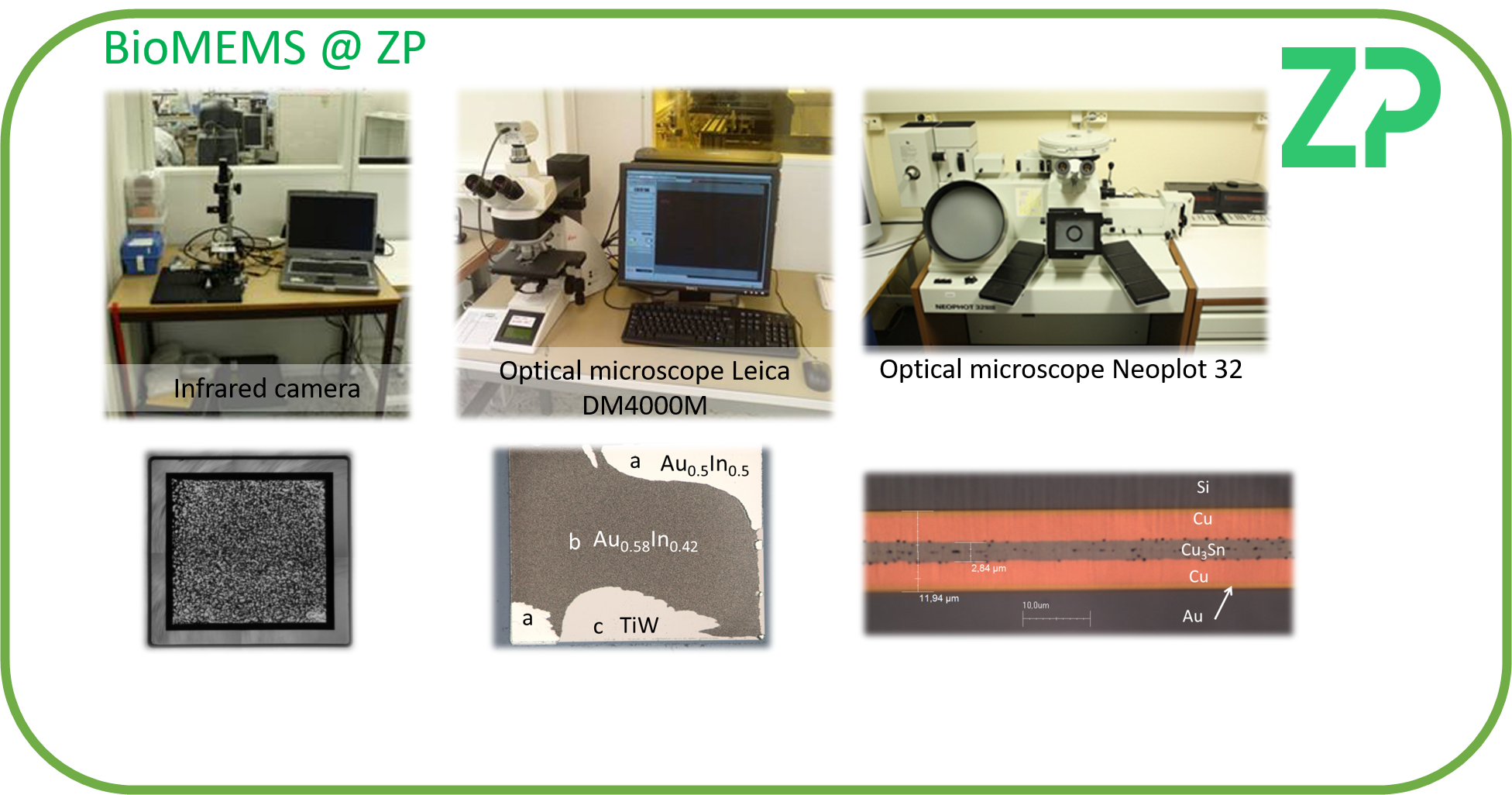 ZP - expands our BioMEMS Group