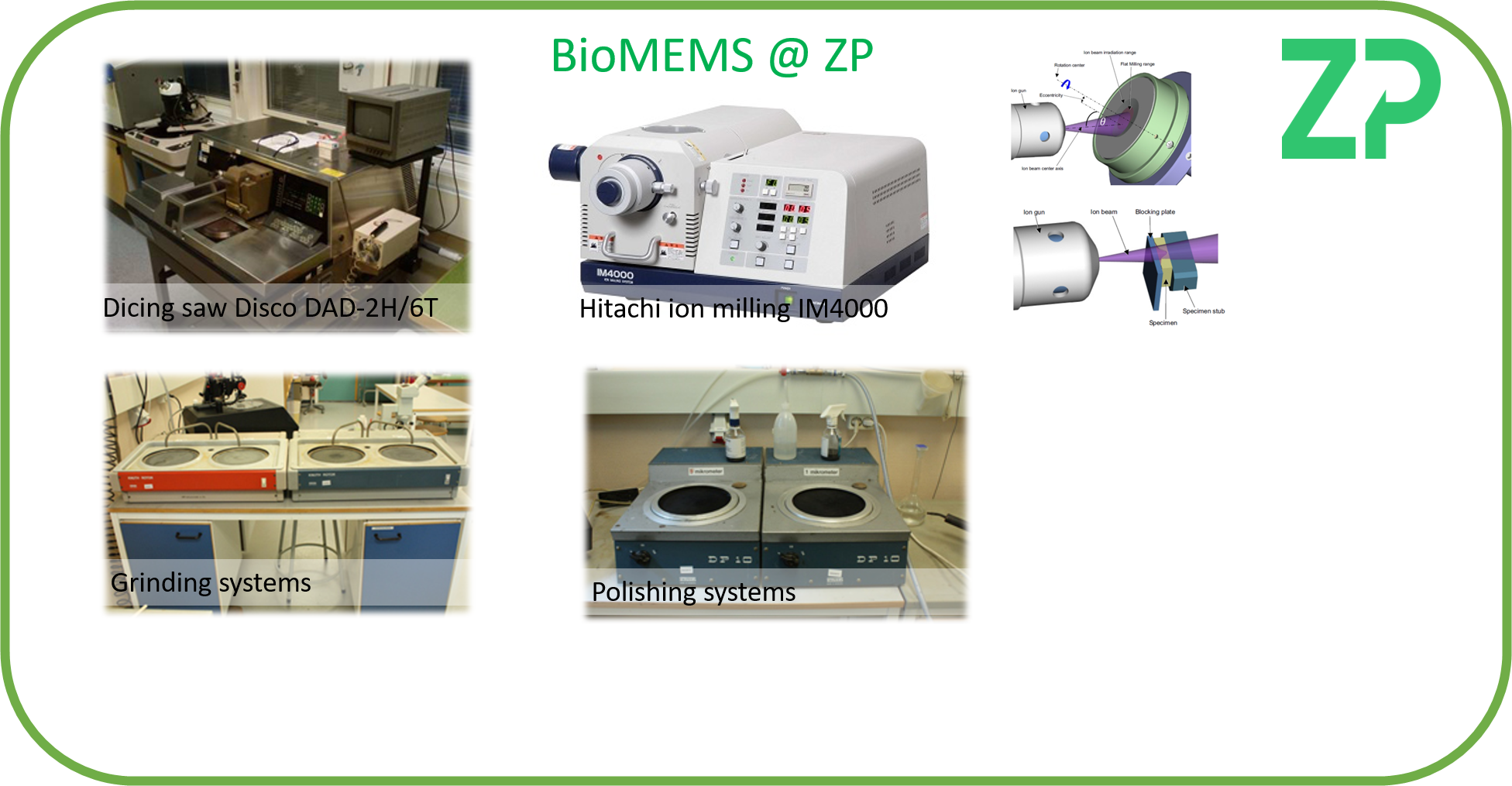 Sample preperation at the ZP BioMEMS Group