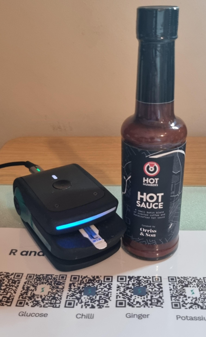 Measuring Hot Numbers Hot Sauce