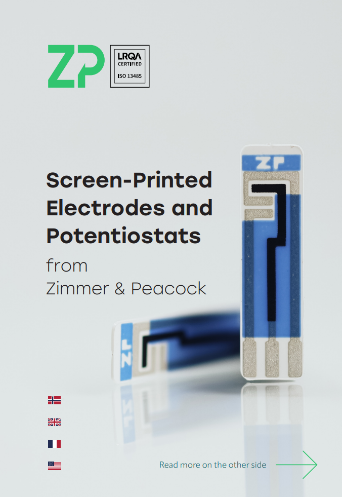 Screen printed electrodes and potentiostats