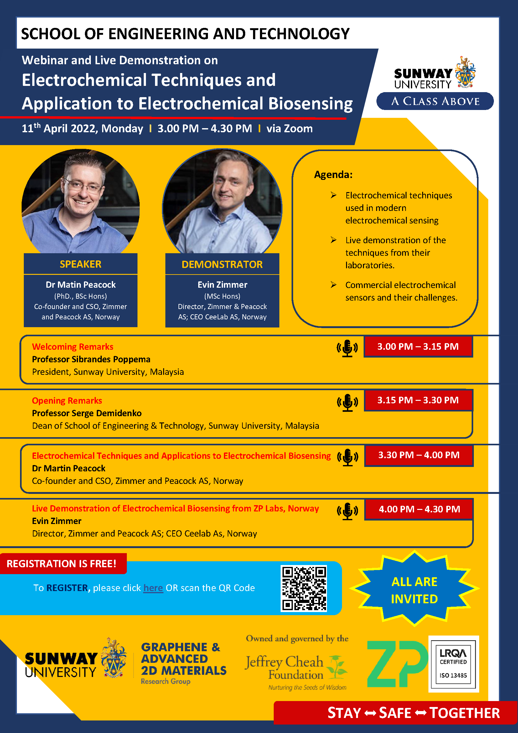 Live Webinar - Electrochemical Biosensing