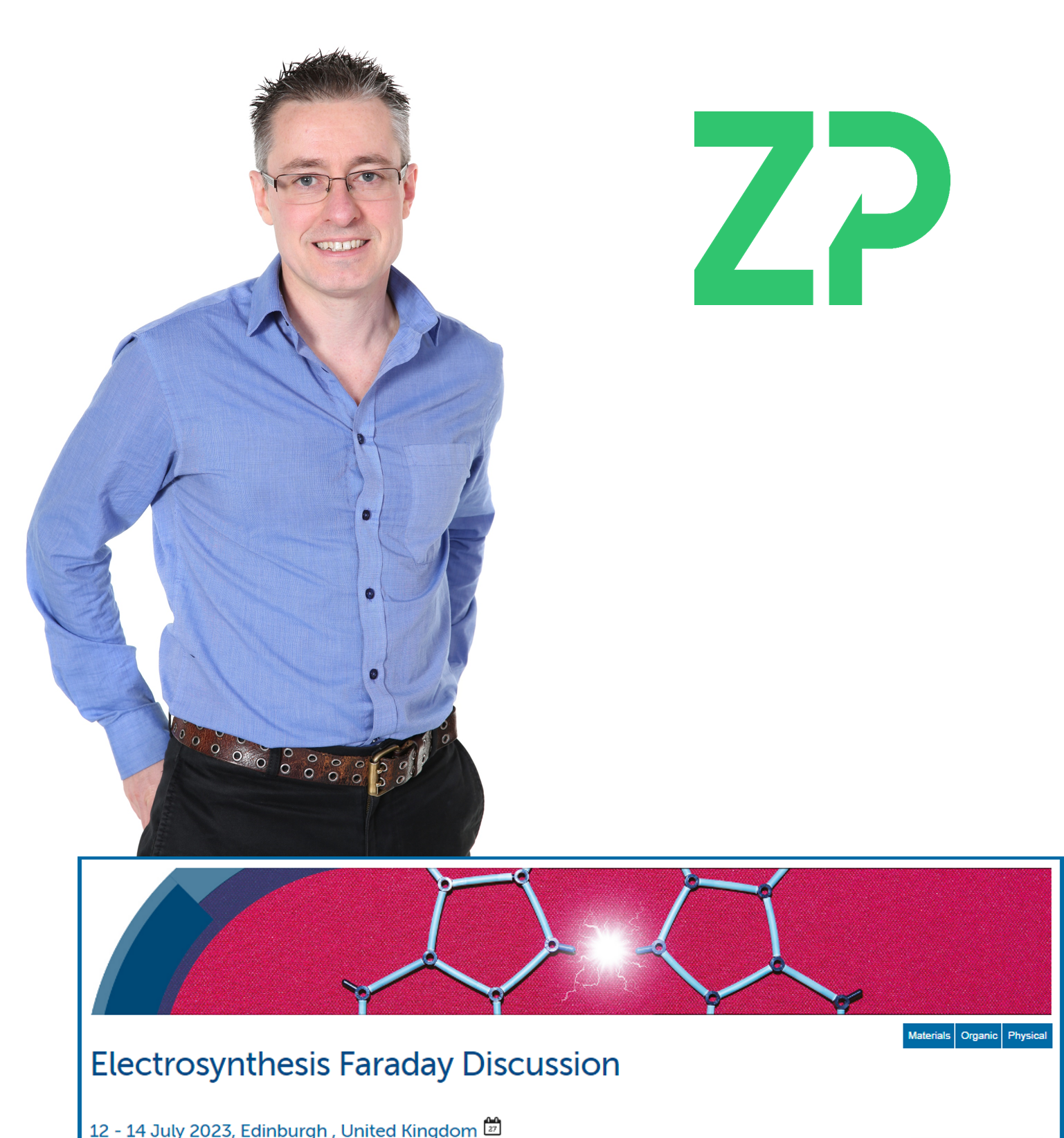 ZP Presenting at Electrosynthesis Faraday Discussion