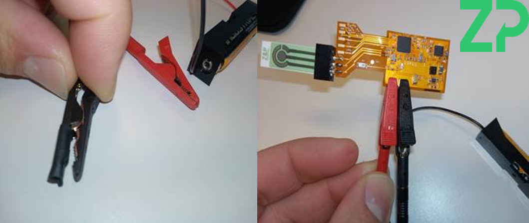 Setting up a wearable biosensors