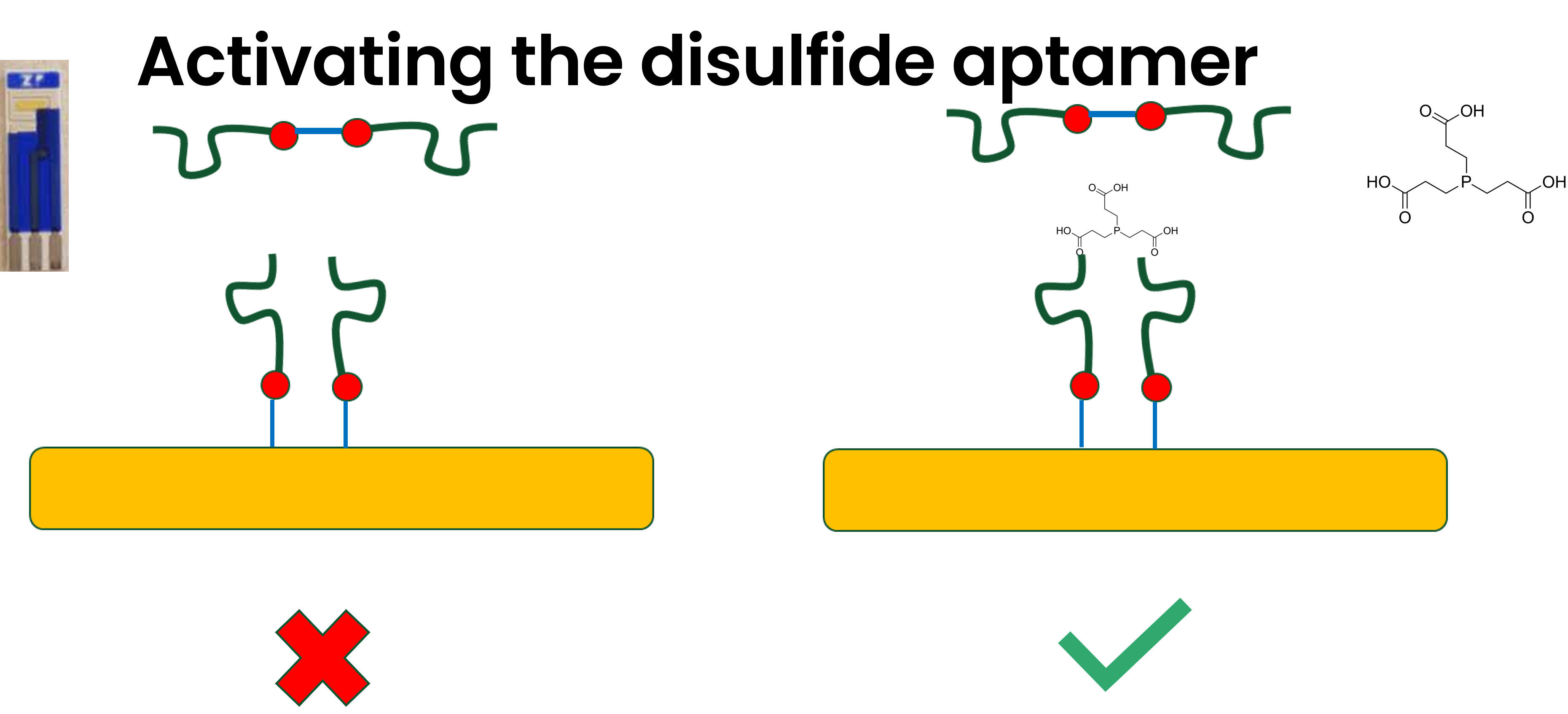 activating the disulfide aptamer
