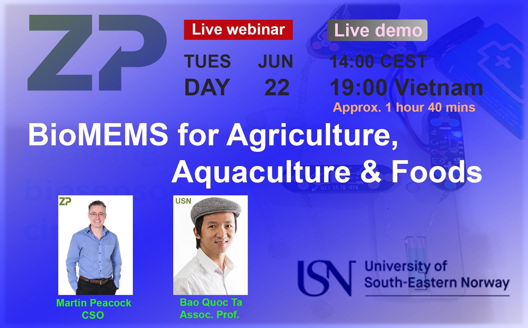 Free BioMEMS/Biosensor webinar and demo