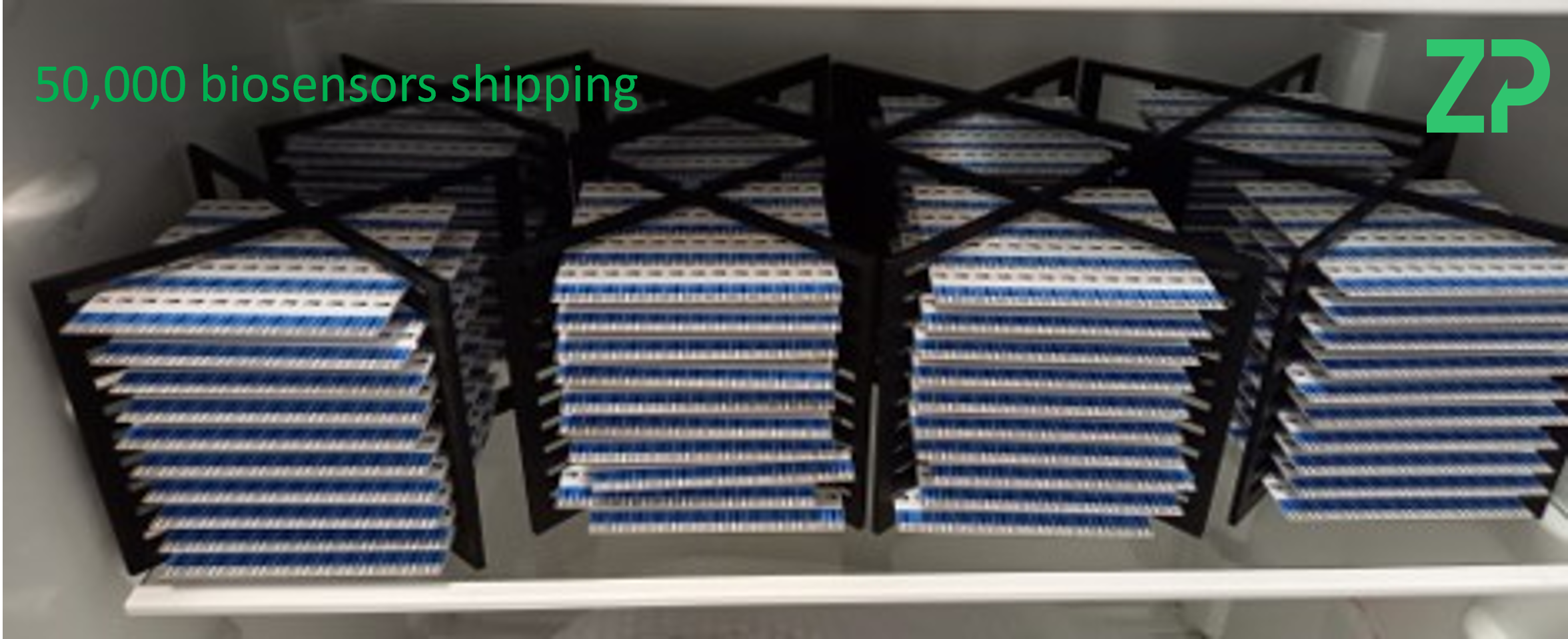 Shipping 50 K biosensors