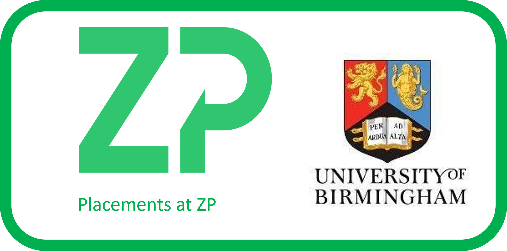 ZP Seeking Placement Students from the University of Birmingham