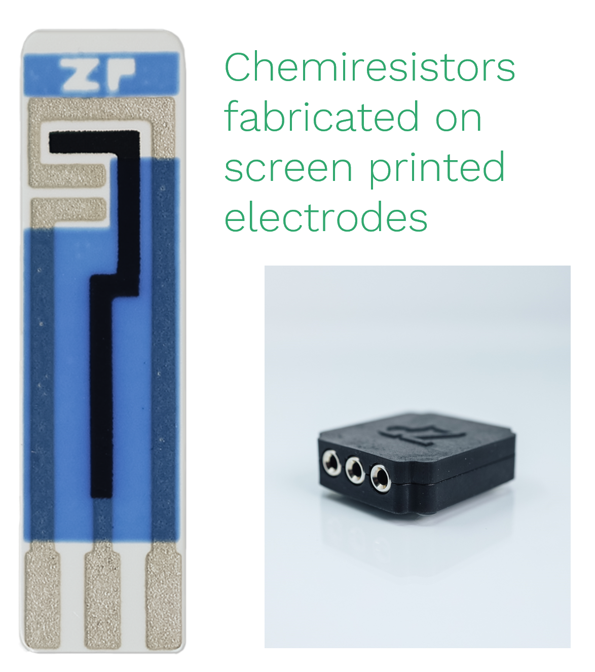 Converting a screen printed electrode into a chemiresistor