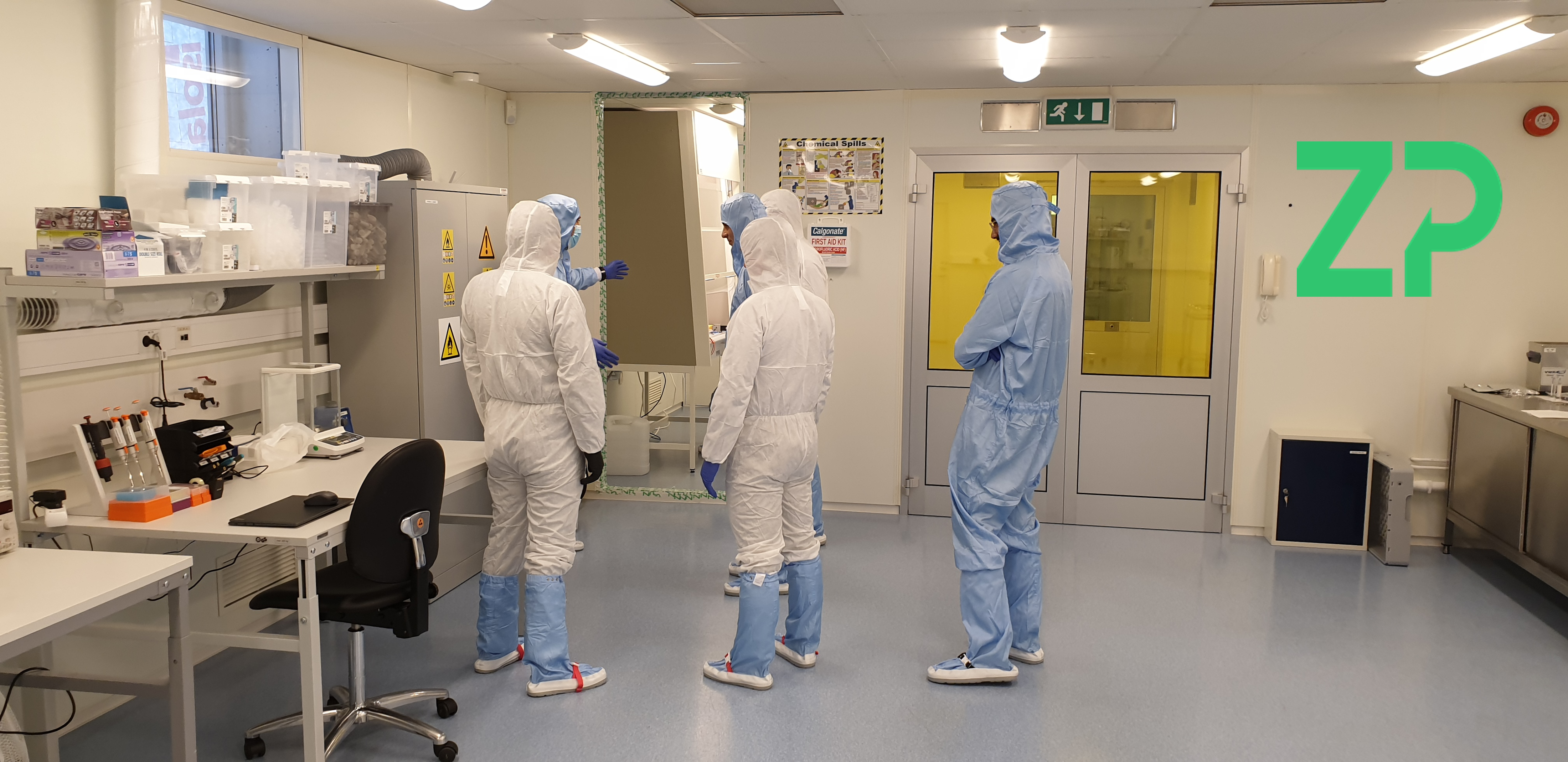 ZP cleanroom biosensor work