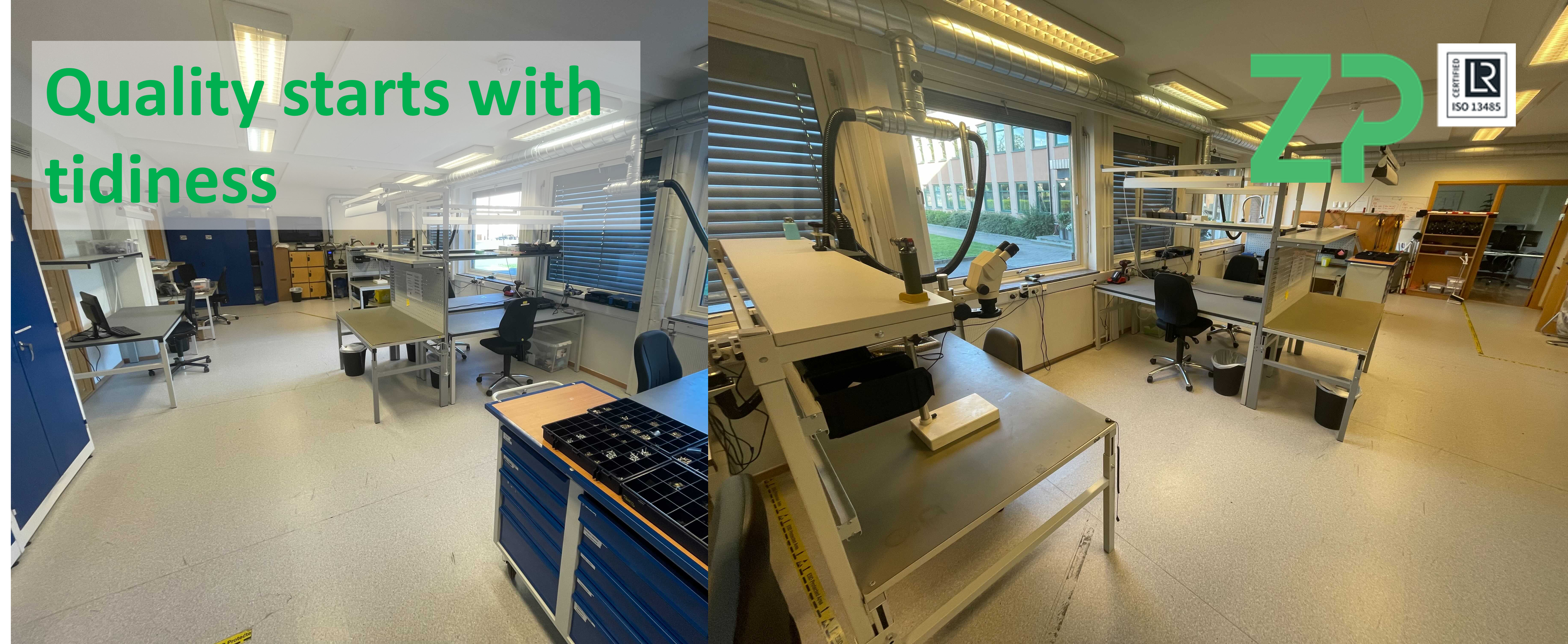 Quality starts with tidiness - ISO13485