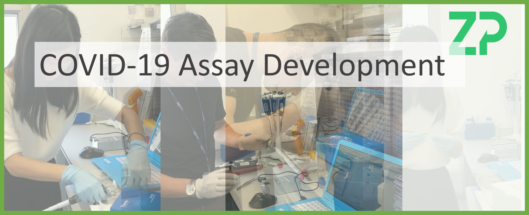 Practice run on COVID-19 biosensor outside of the biohazard level 3 lab