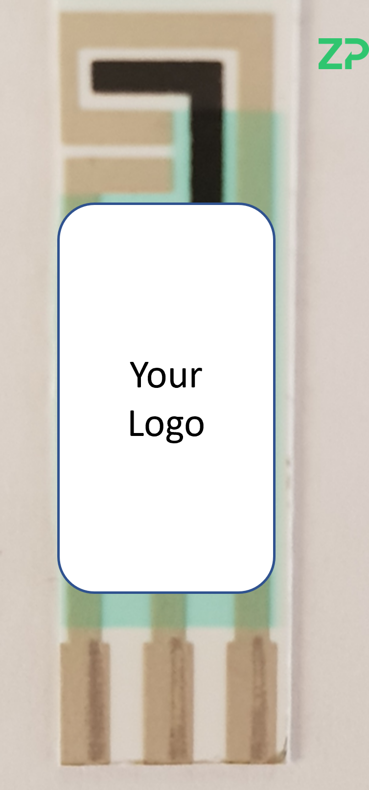 Your logo on custom Screen Printed Electrodes