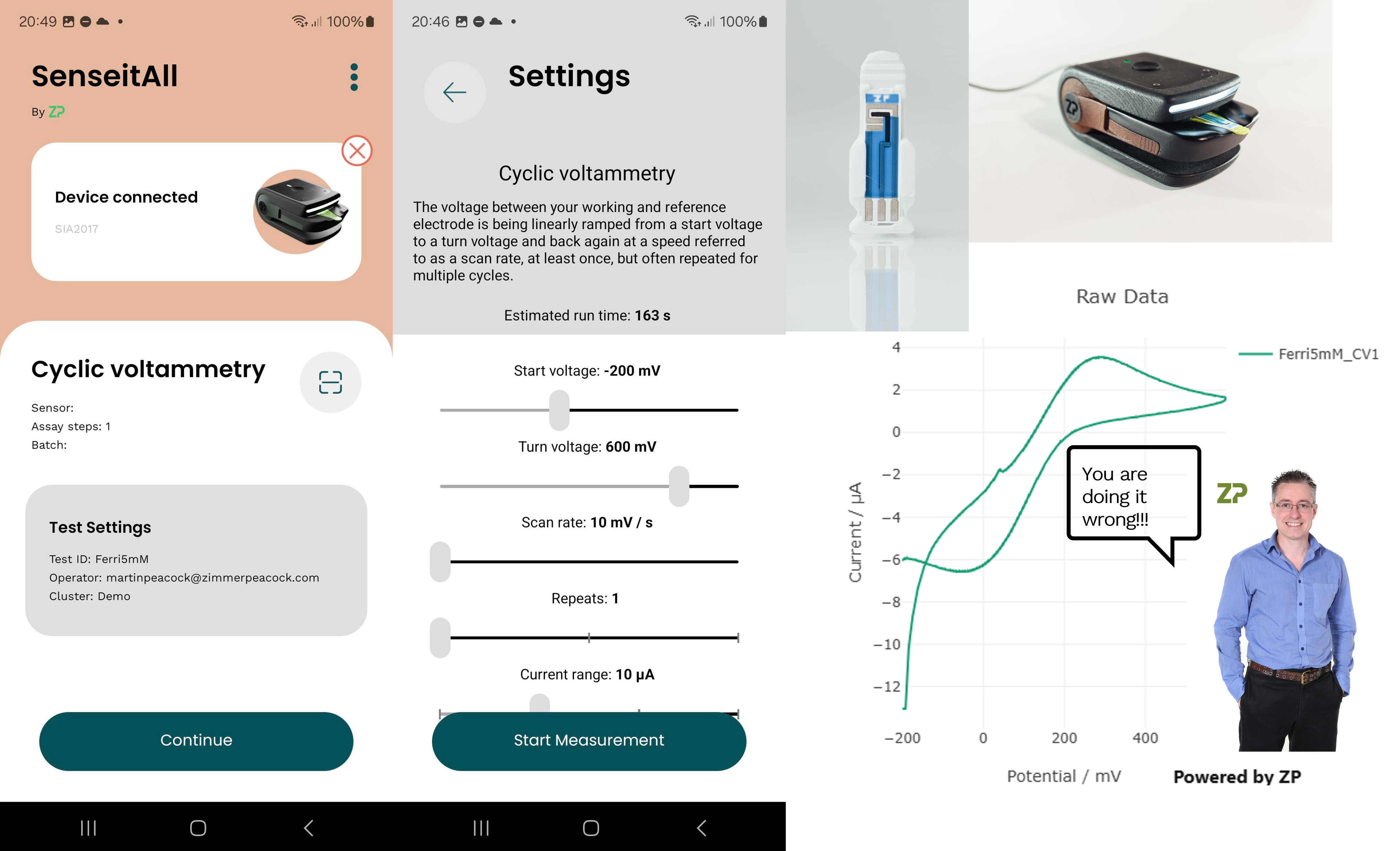 Teaching and demonstrating cyclic voltammetry