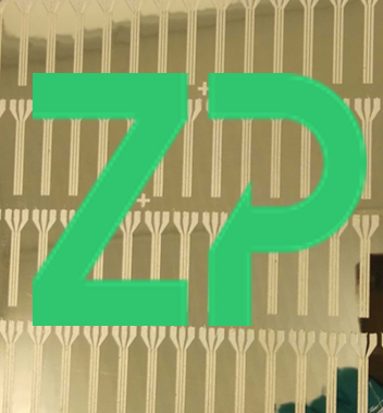 Gold sputtered electrodes from ZP