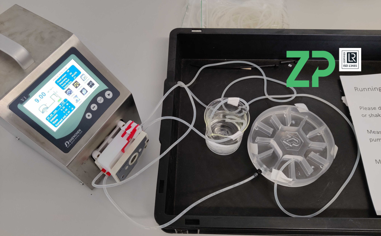 Pumps and flow-cells for biosensors