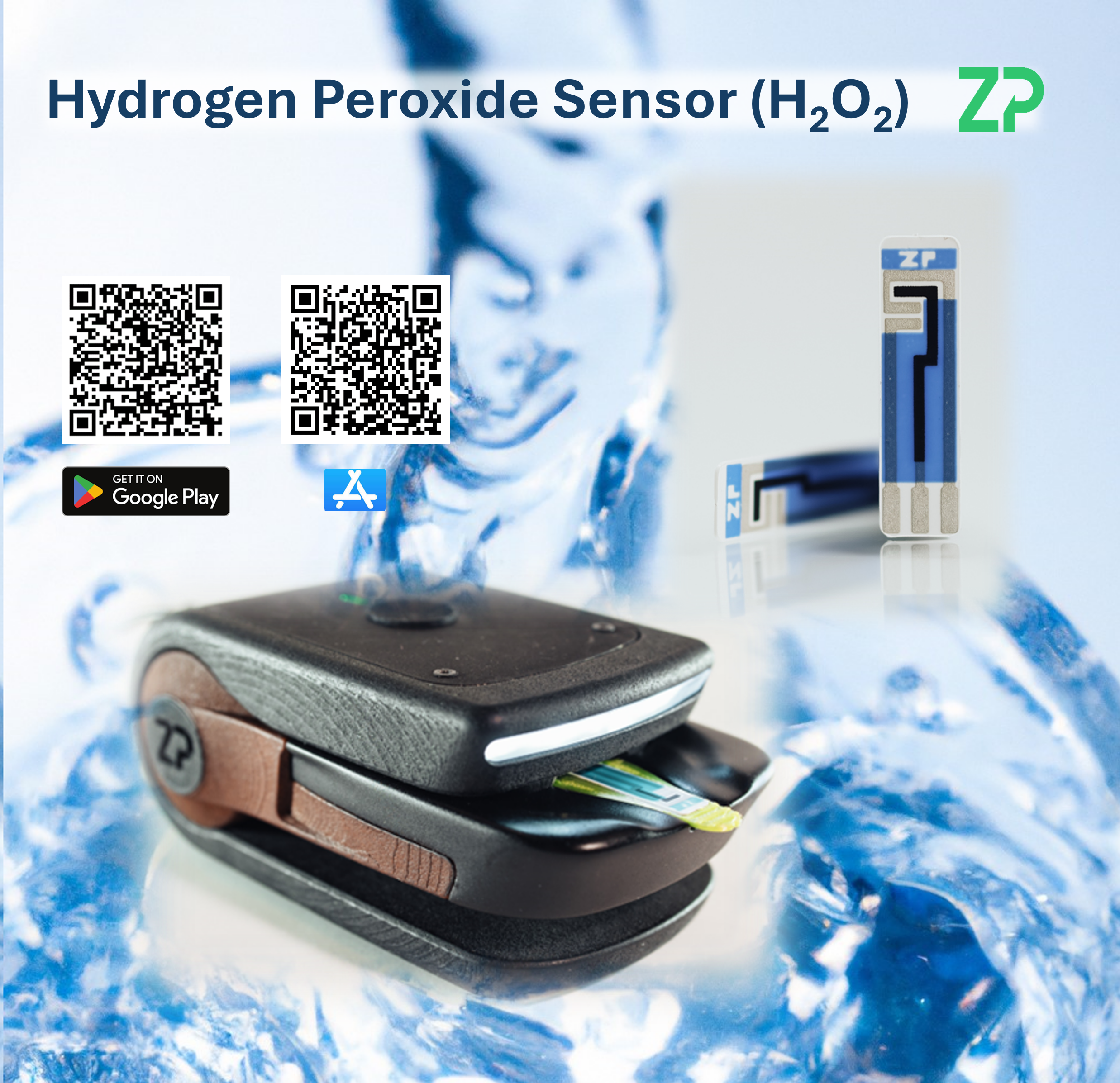 Environmental monitoring of hydrogen peroxide
