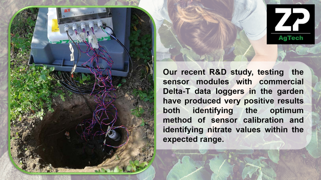 Nitrate testing in the soil