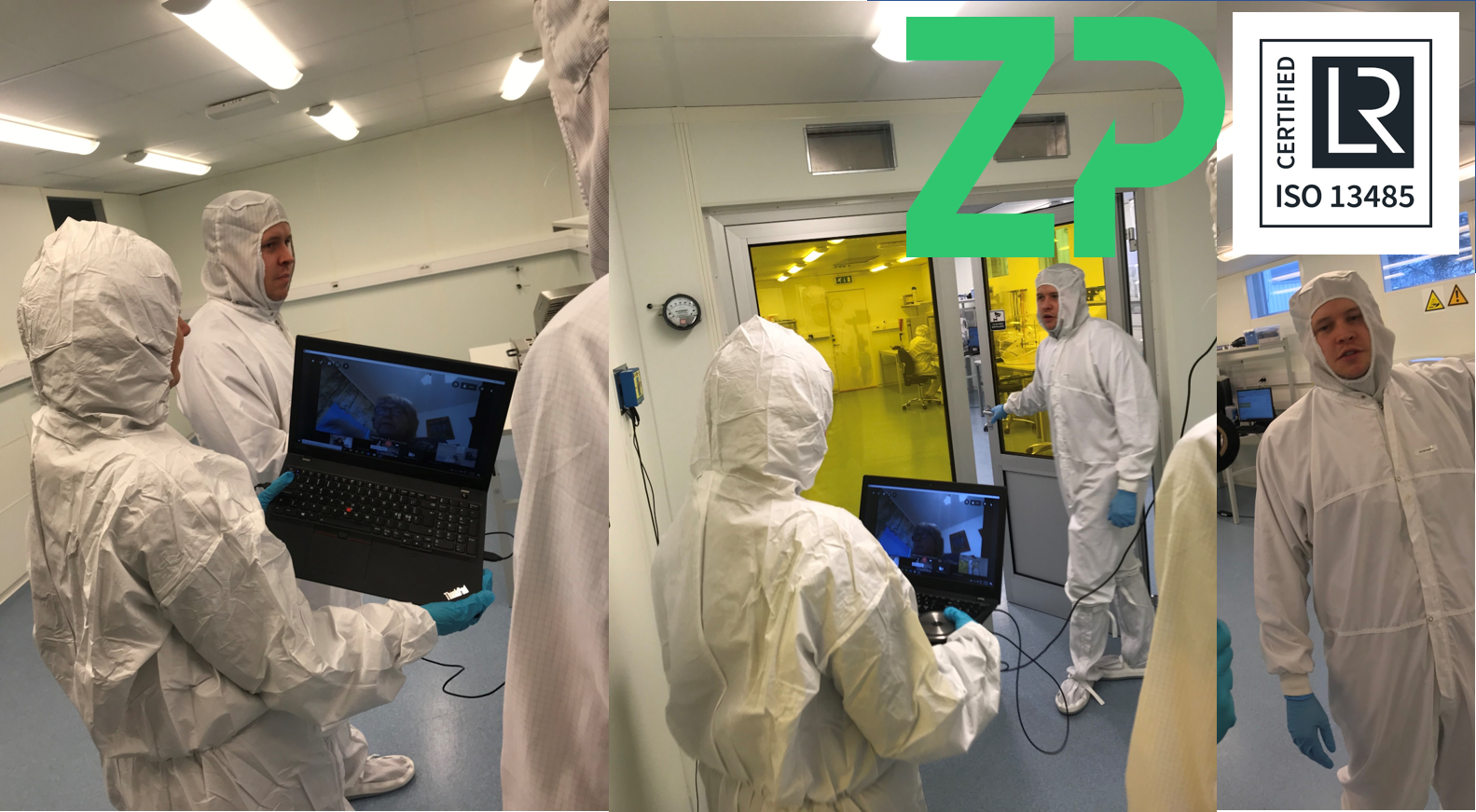 ISO13485 inspection of our cleanroom