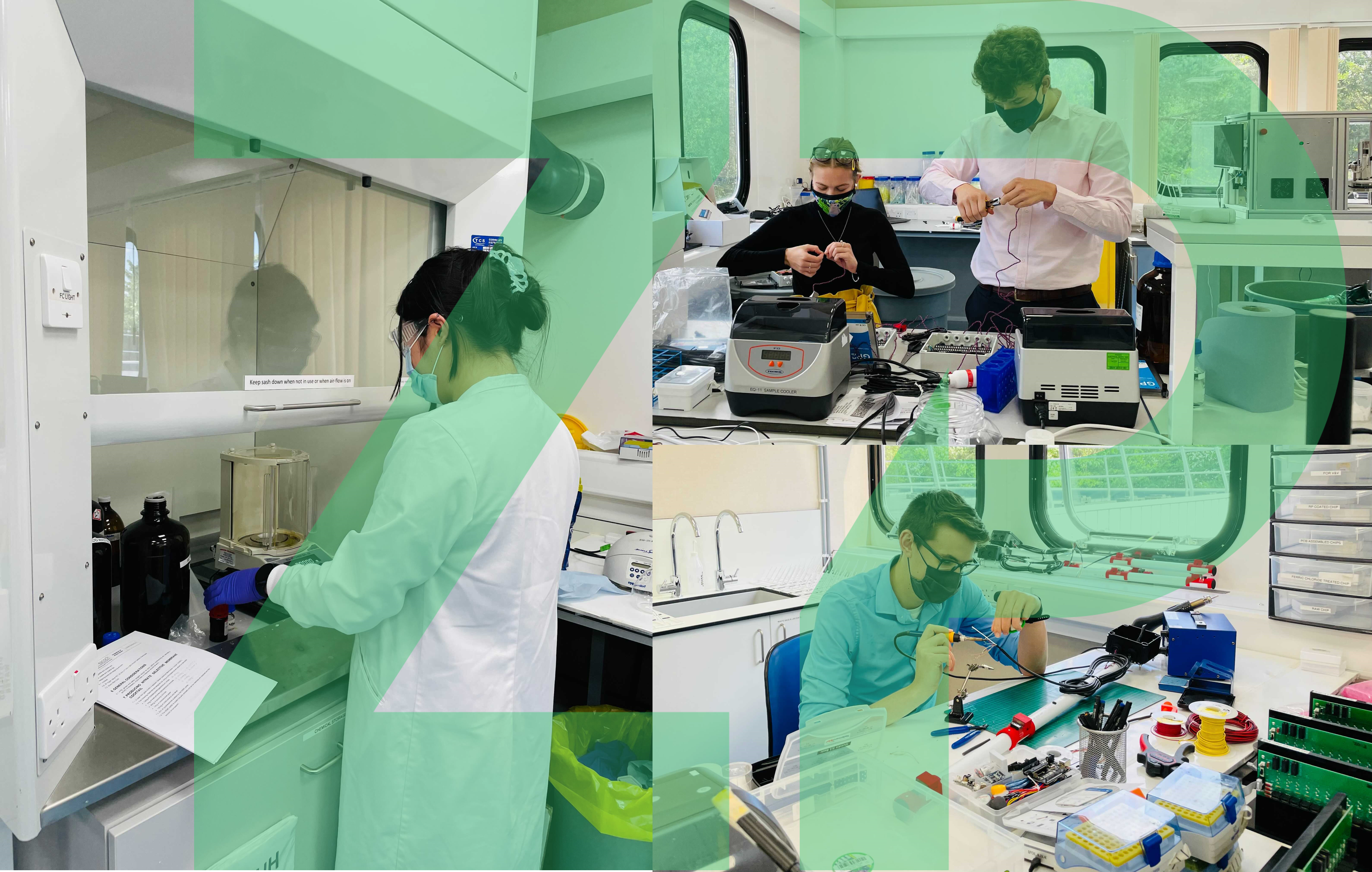 The new lab is now running at pace