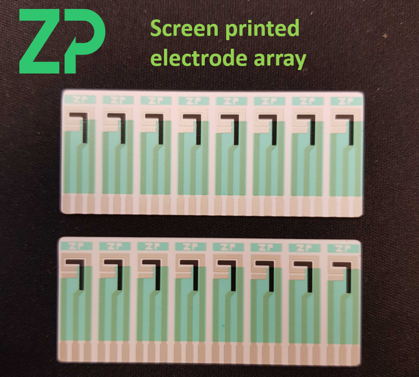 ZP screen printed electrode array
