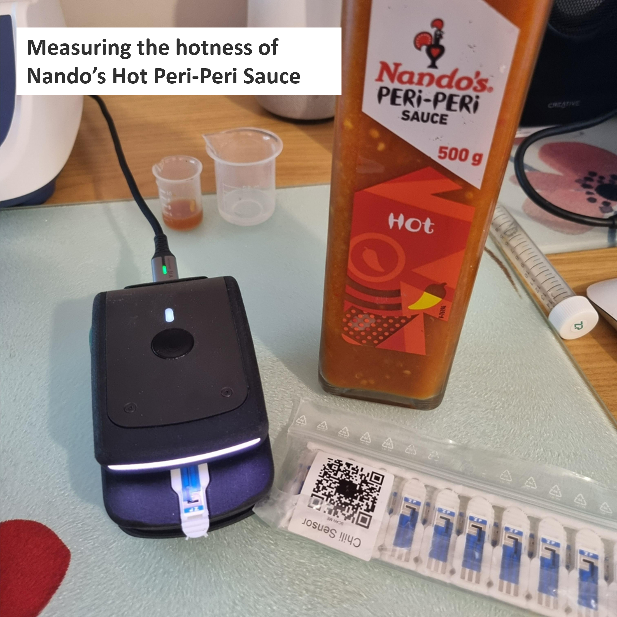 Measuring the Hotness of Nando's Hot Peri-Peri Sauce