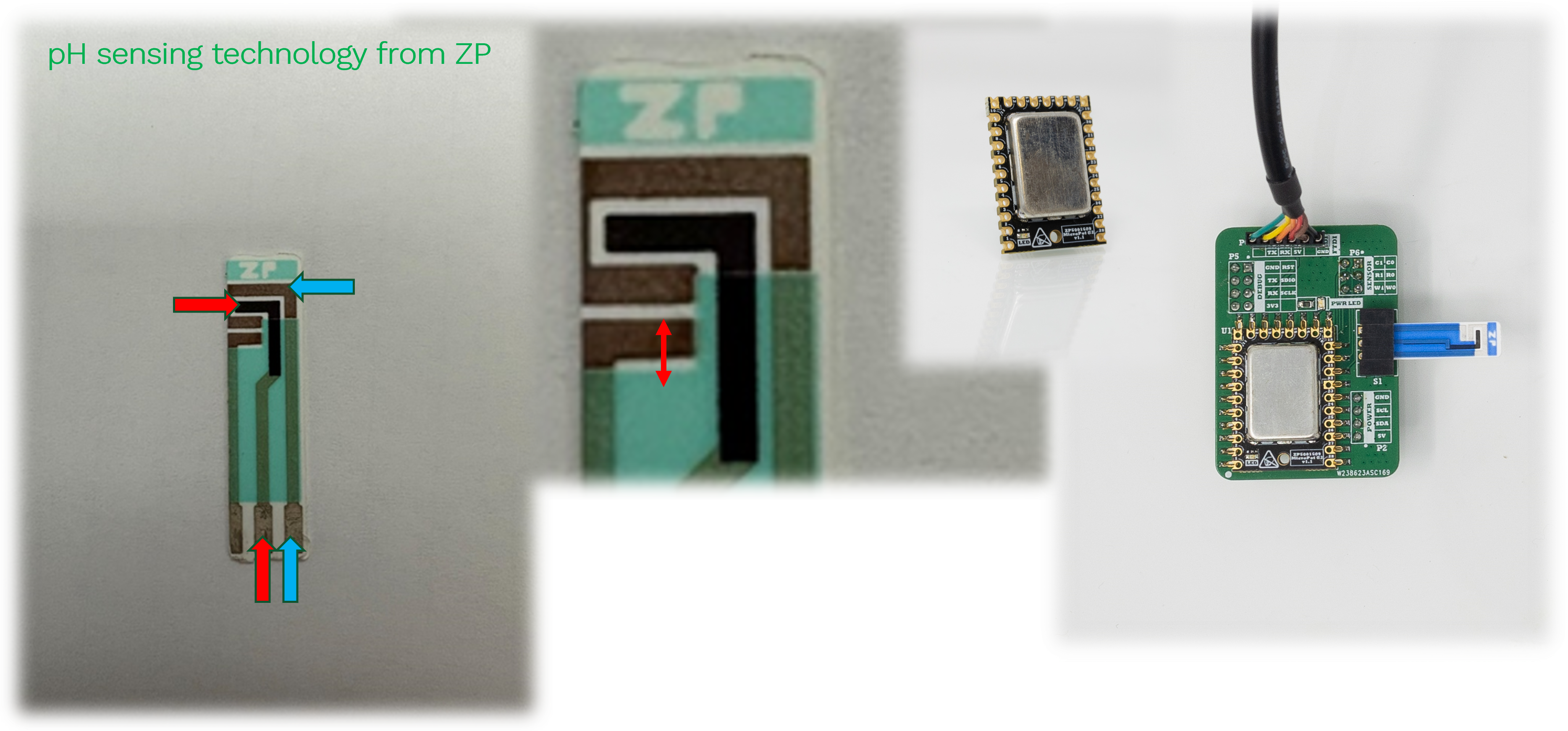 pH sensing technologies for microfluidics