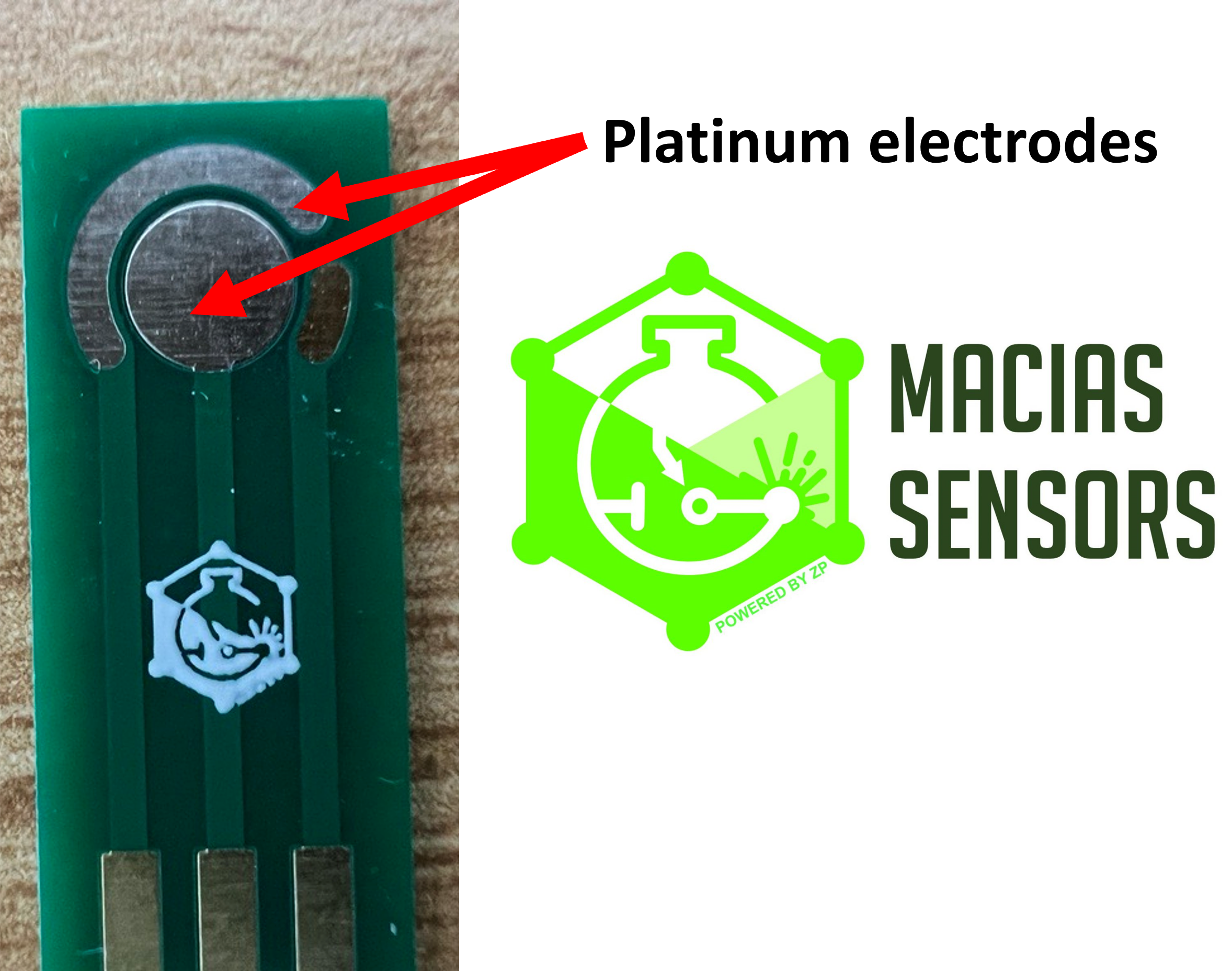 Platinum electrodes fabricated by PCB methodology