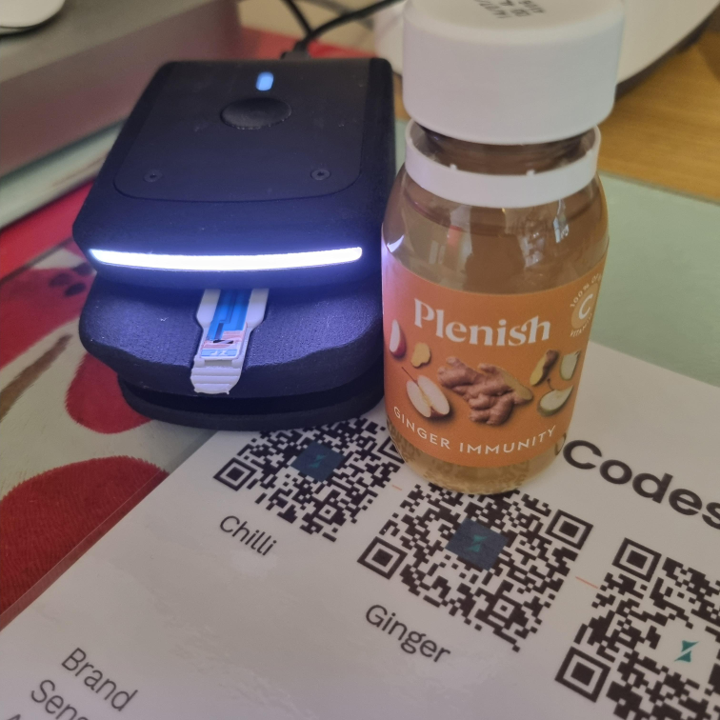 Measuring the gingerol in ginger shot