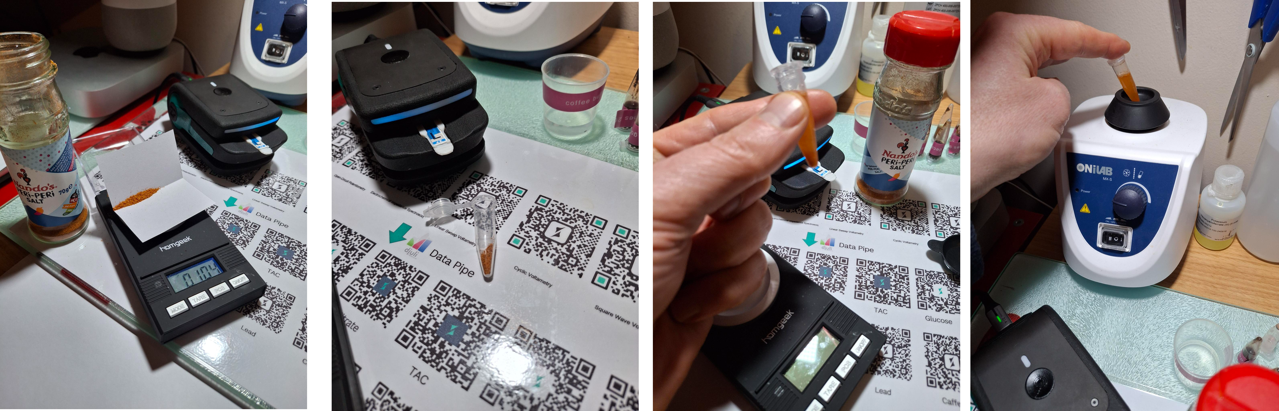 Testing spicy seasoning