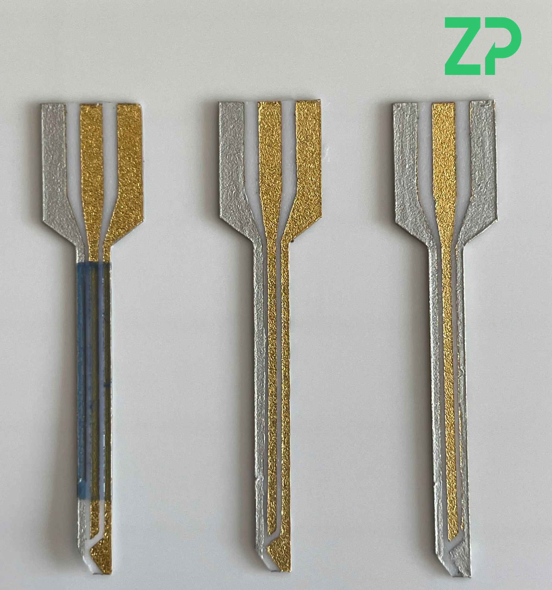 Sputtered/Vapour Deposition of Gold Electrodes on Polymer