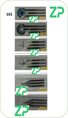 ZP vapour deposited electrodes