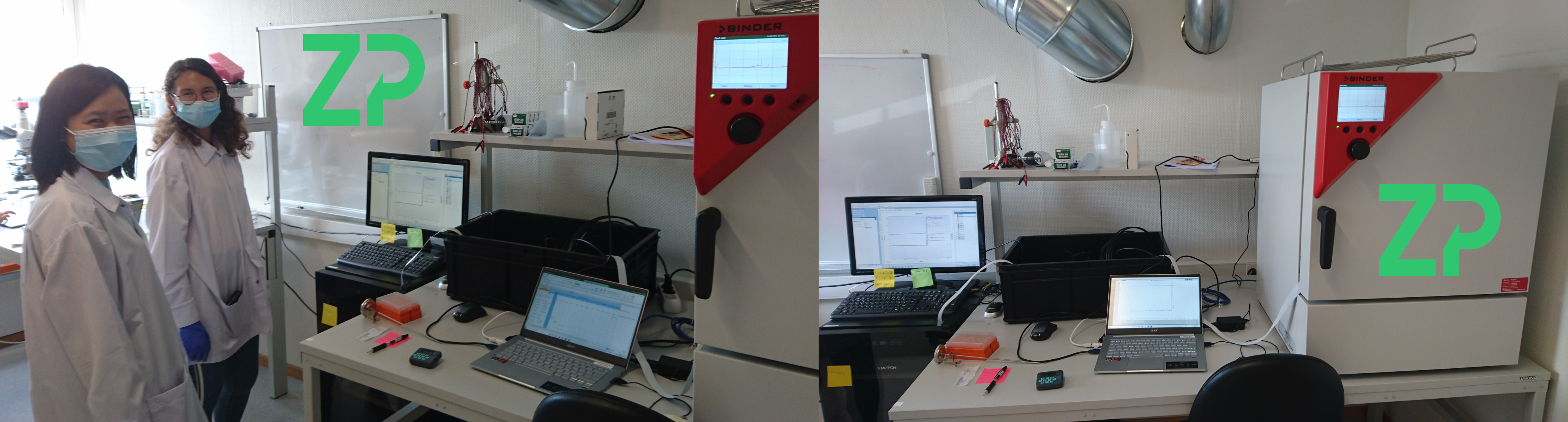 Temperature characterization of biosensors