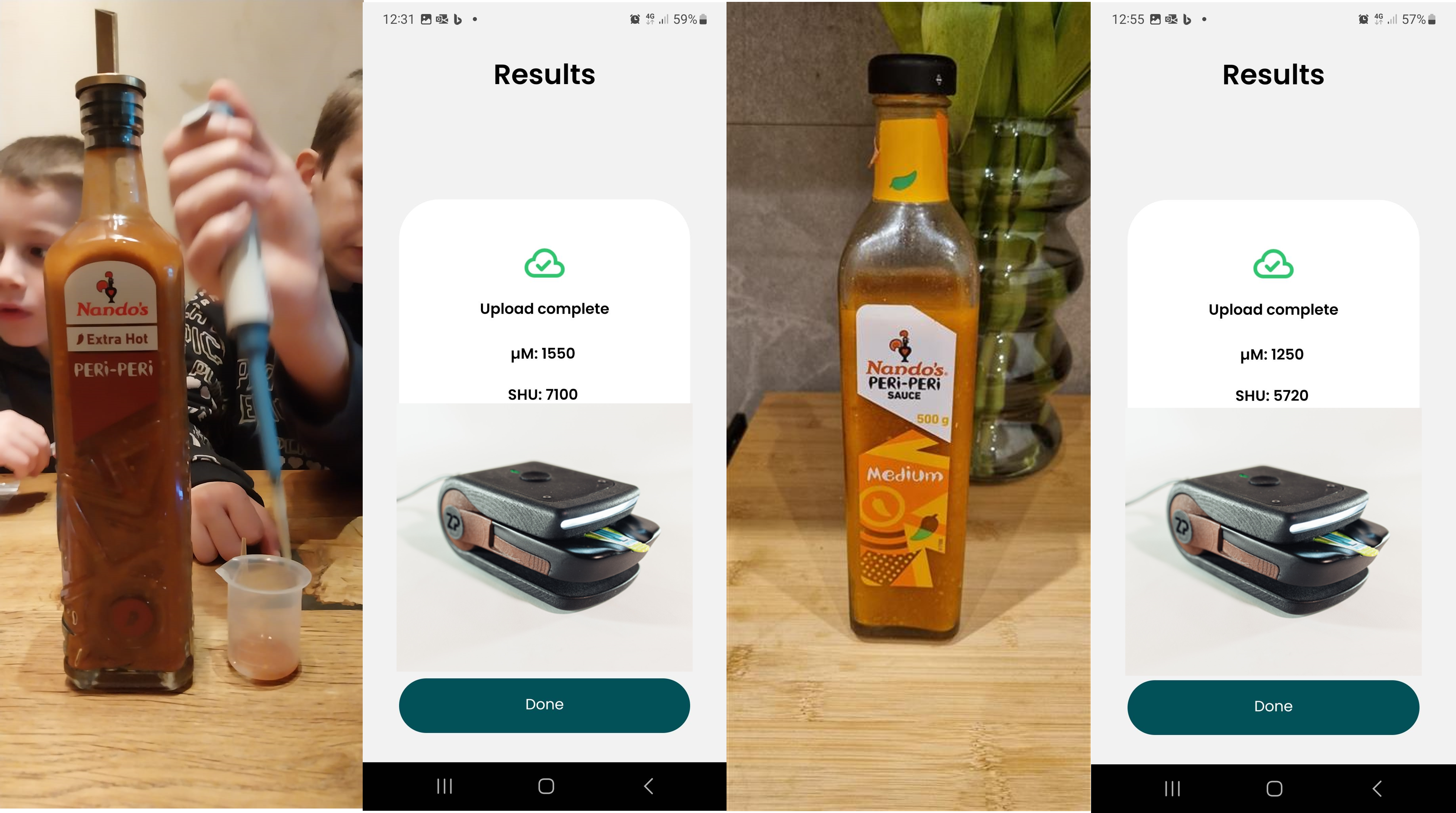 Testing the Scoville Heat Unit (SHU) of Nando's Extra Hot and Medium Hot Peri-Peri Sauce