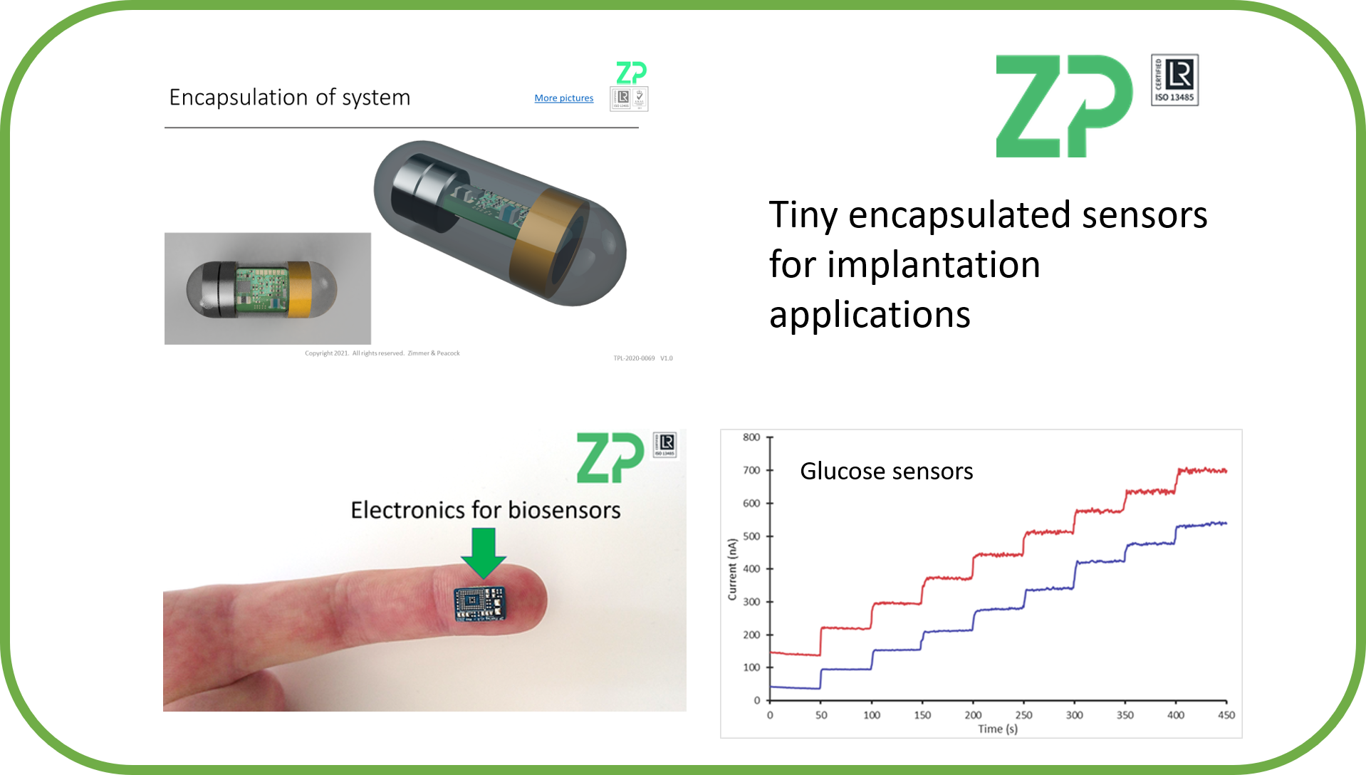 Tiny encapsulated biosensor system