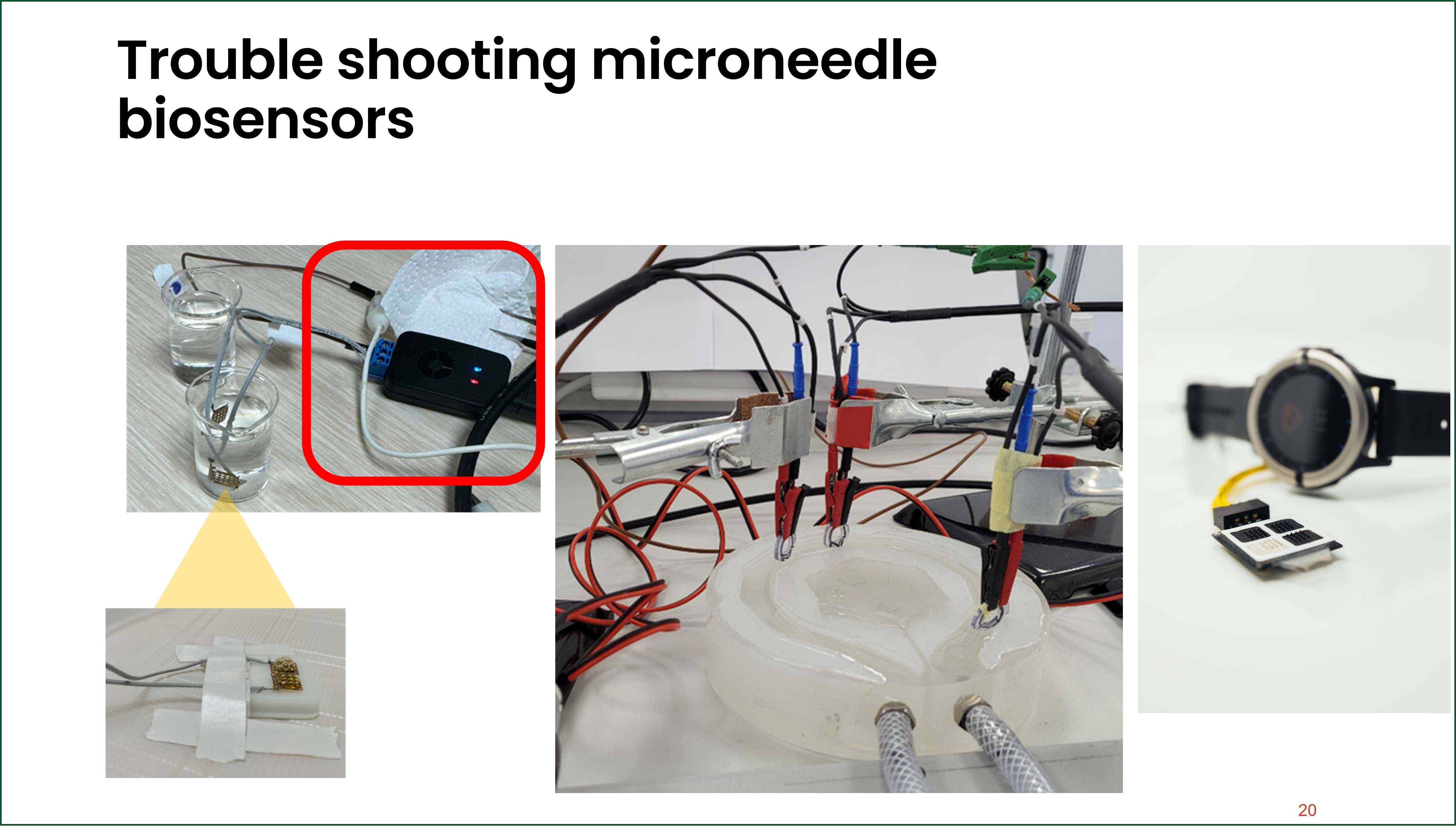 Troubleshooting microneedle biosensors