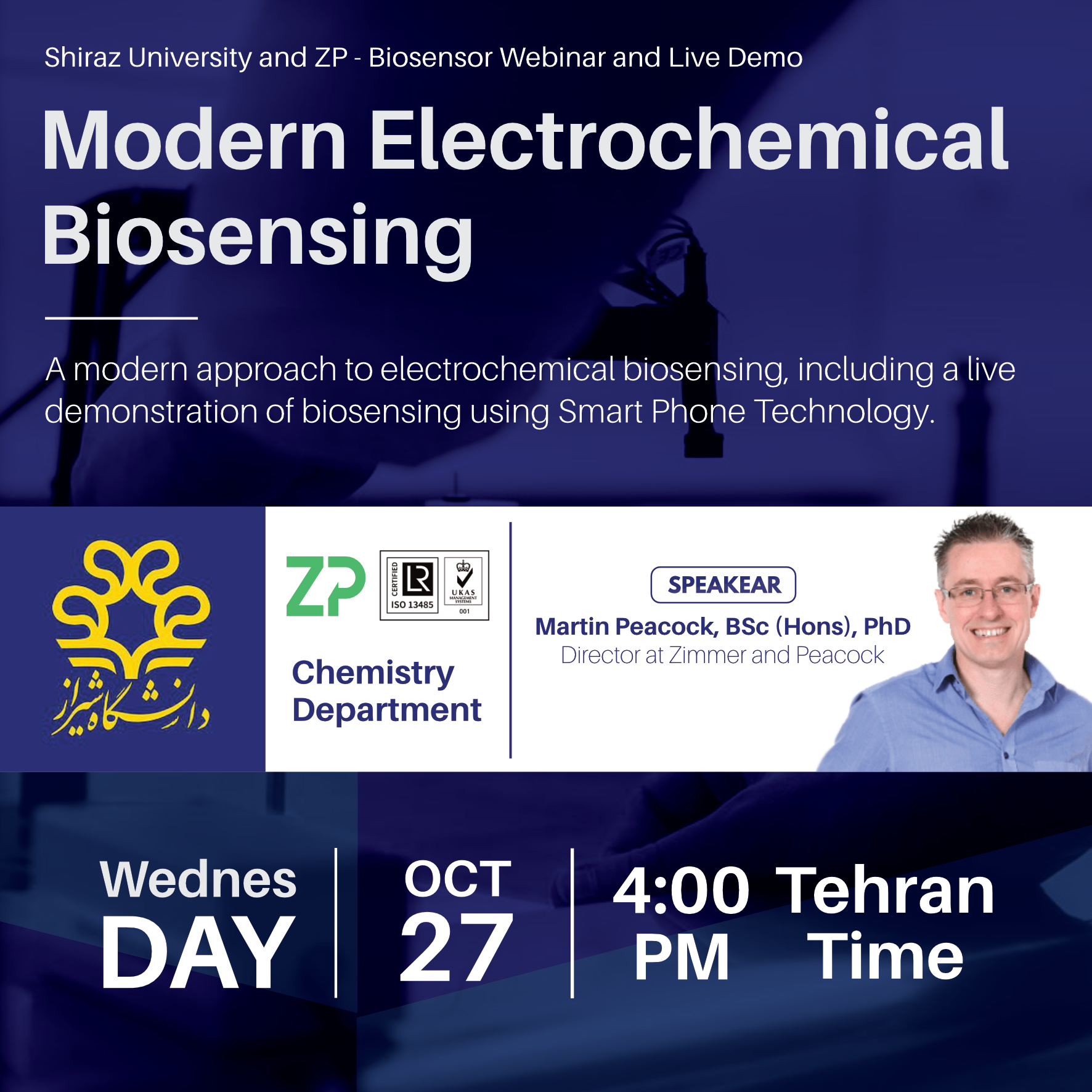 Register for the Shiraz and ZP - Biosensor Webinar and Live Demo